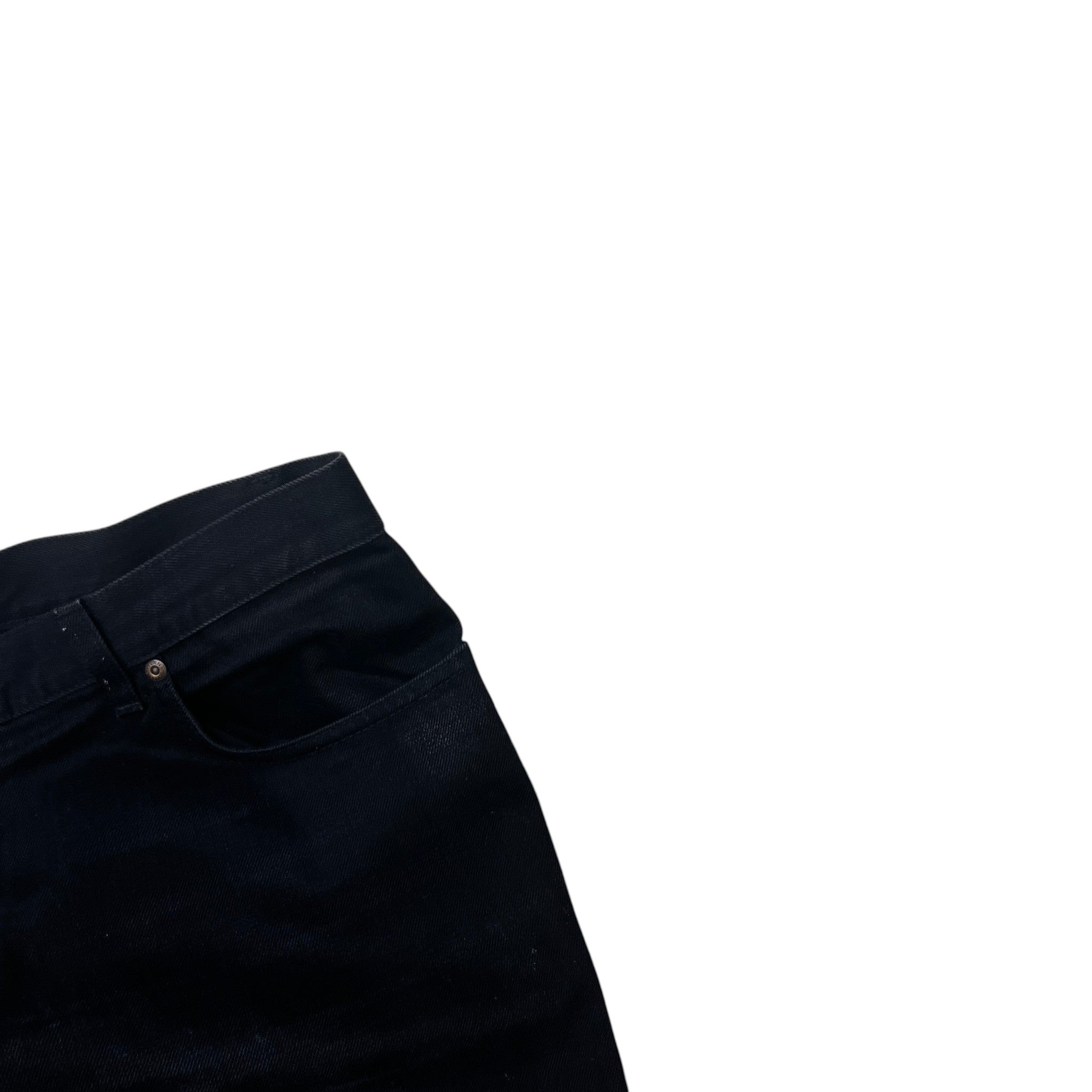Men's Plaque Logo Jeans Black Size IT 50 / UK 34