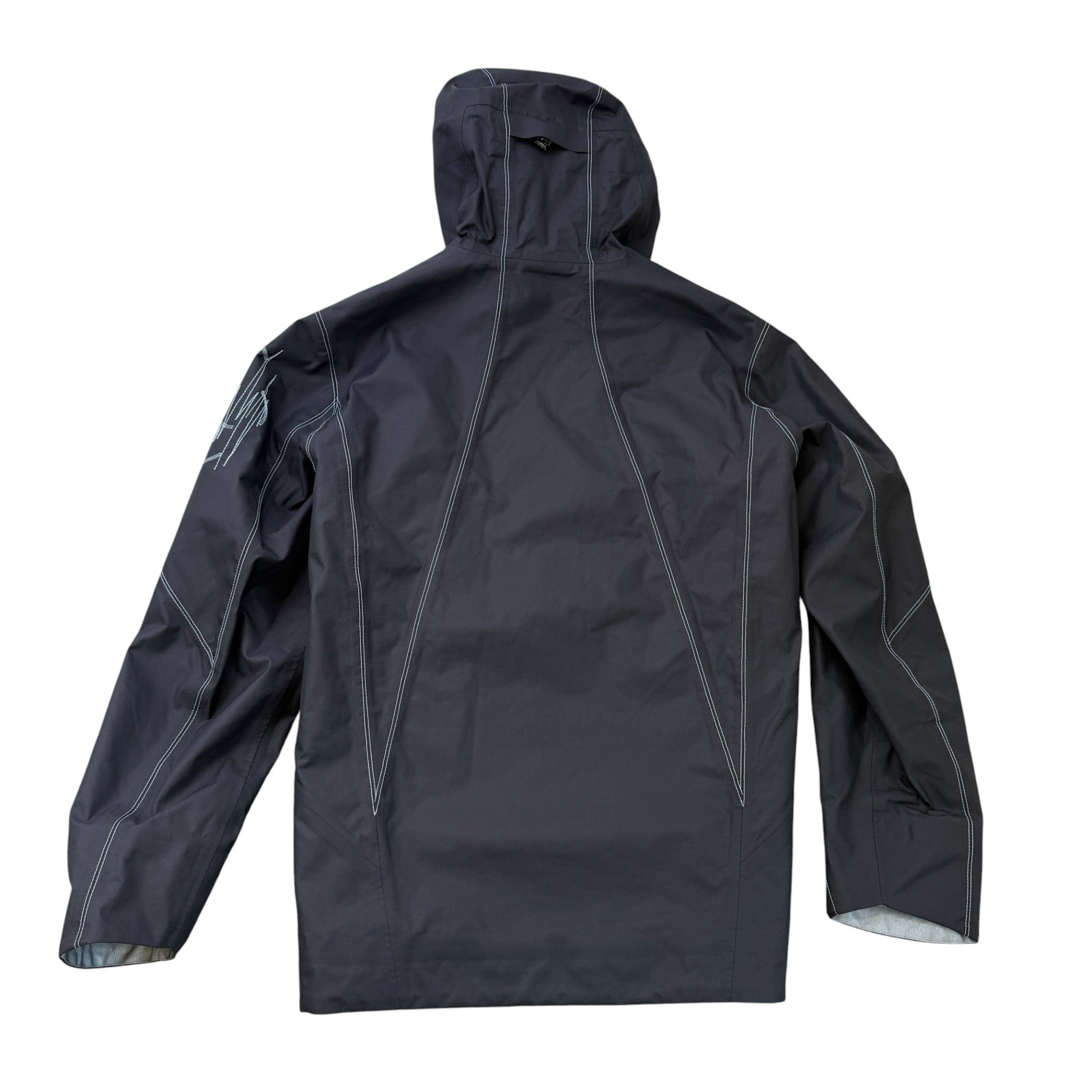 Men's Lv Frequency Technical Hooded Jacket Black Size IT 52 / XL