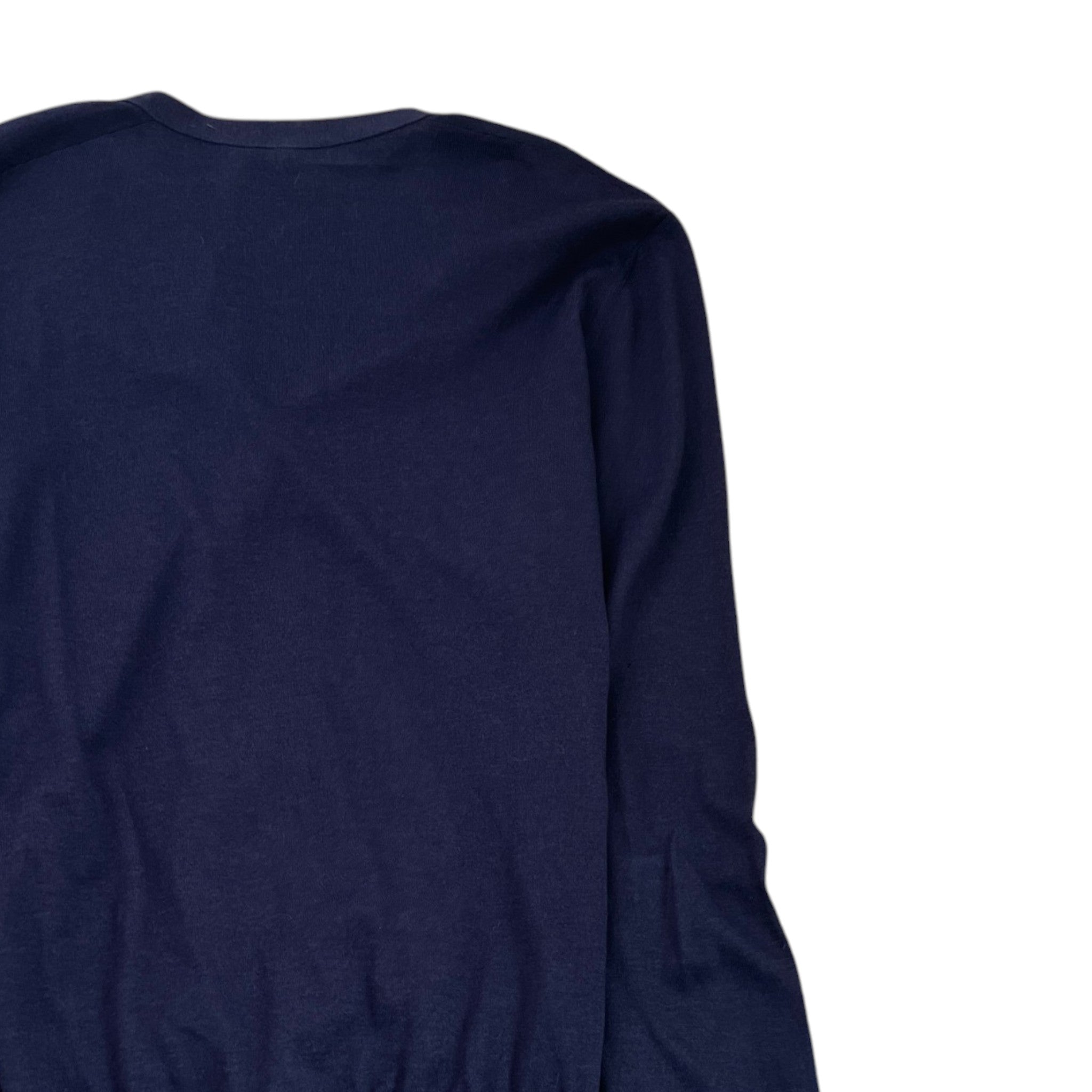 Men's V Neck Cardigan Navy Size IT 52 / UK XL