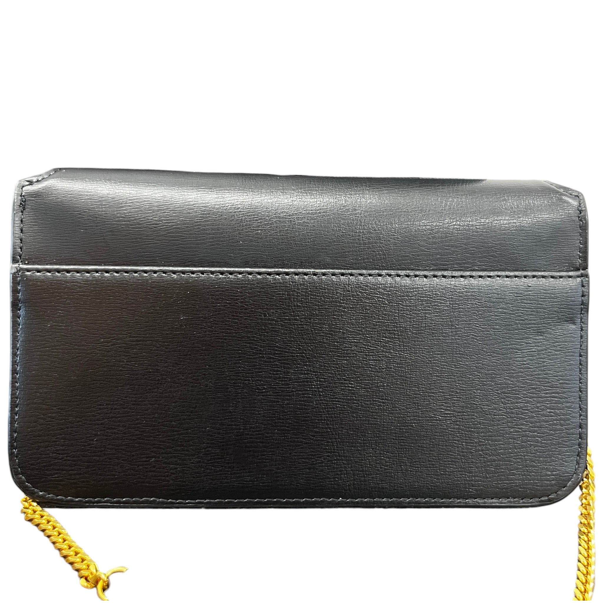 Women's Cassandre Grained Phone Holder Bag Black