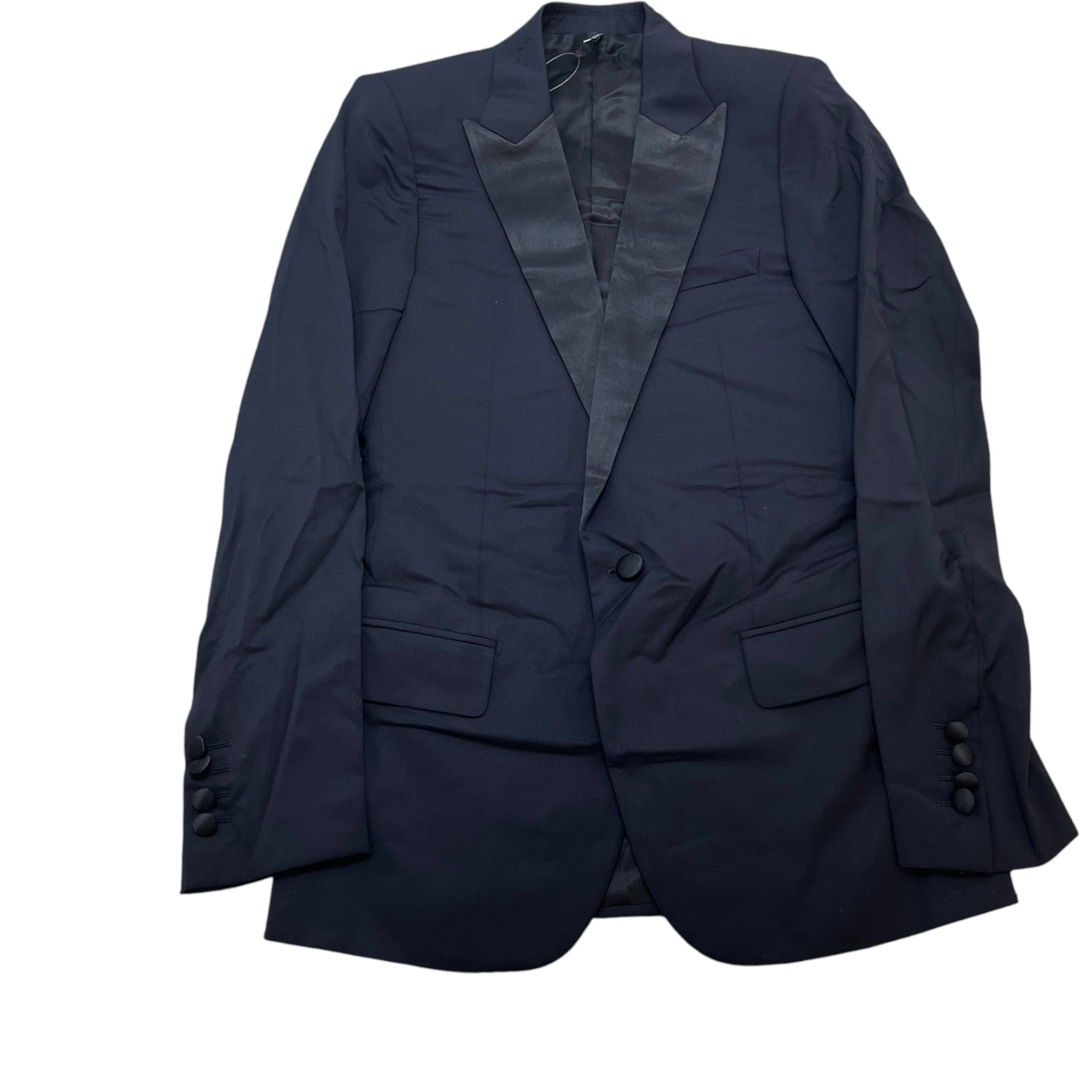 Men's Black Tie Suit Navy Size 44R