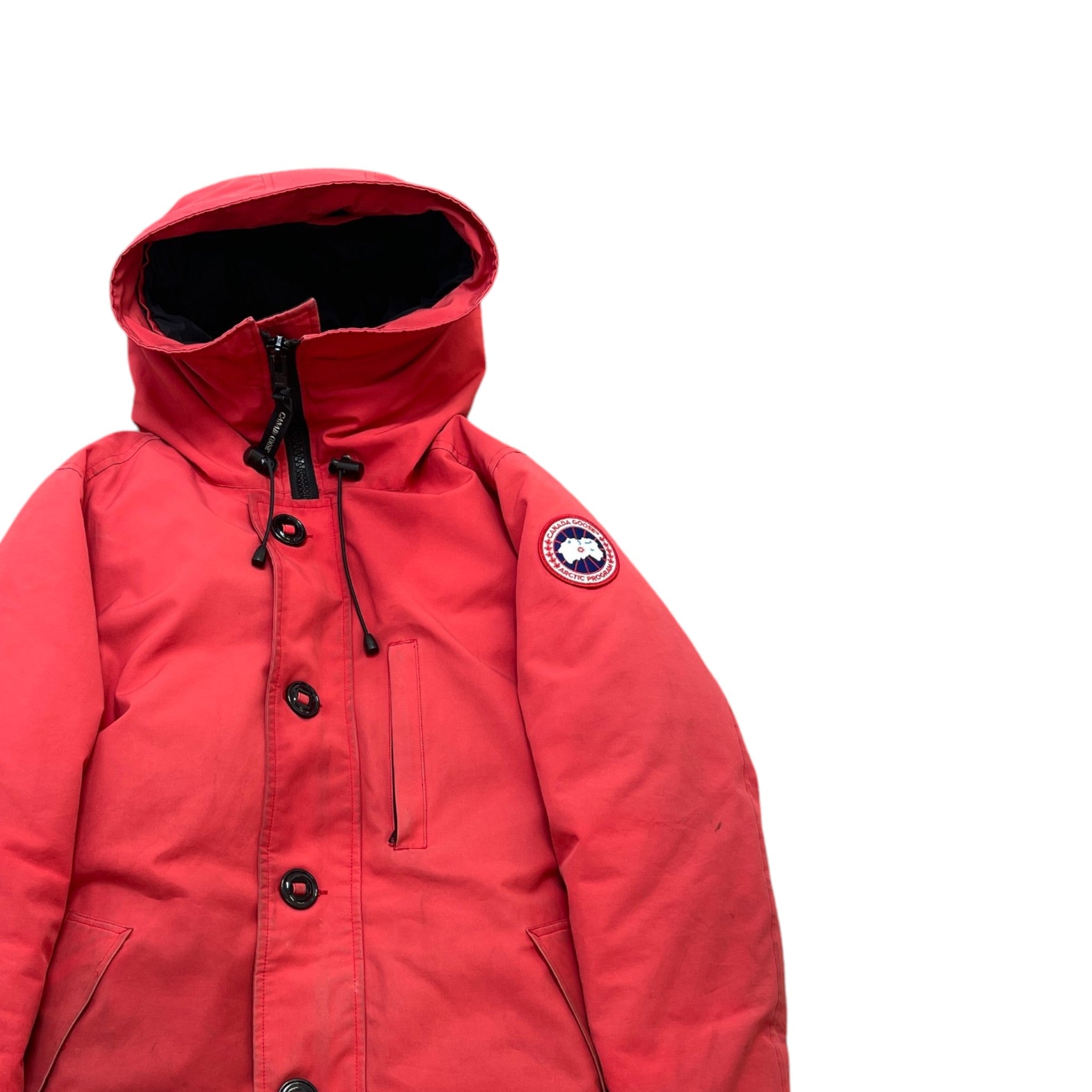 Men's Langford Parka Down Jacket Red Size S