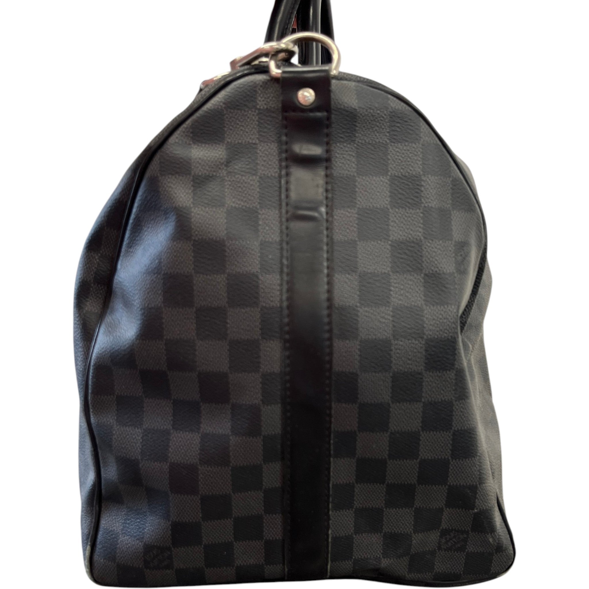 Men's Damier Graphite Keepall Bandoulière 55 Bag Black