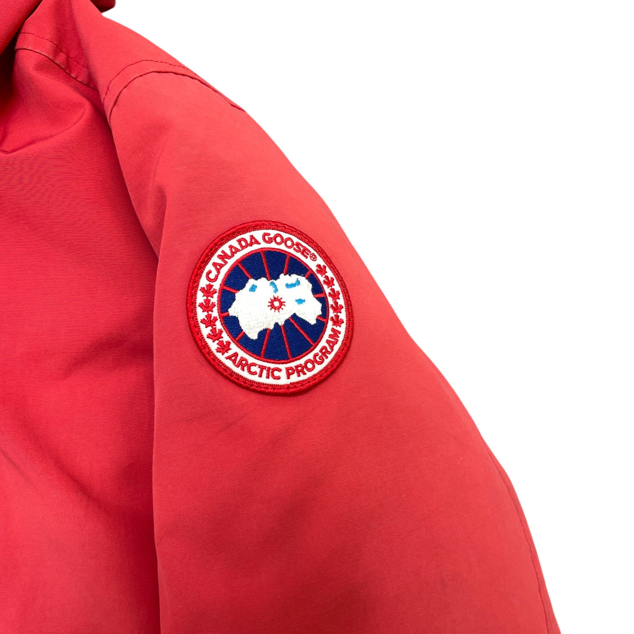 Men's Langford Parka Down Jacket Red Size S