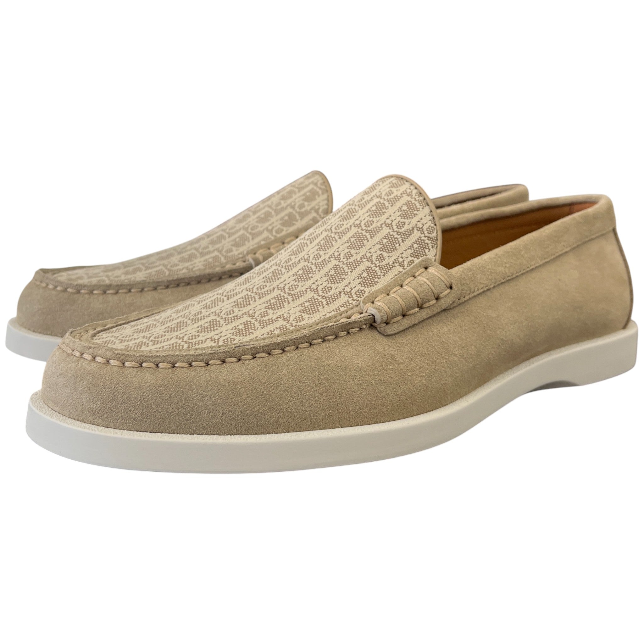 Men's Granville Oblique Loafers Beige Size EU 43 / UK 9