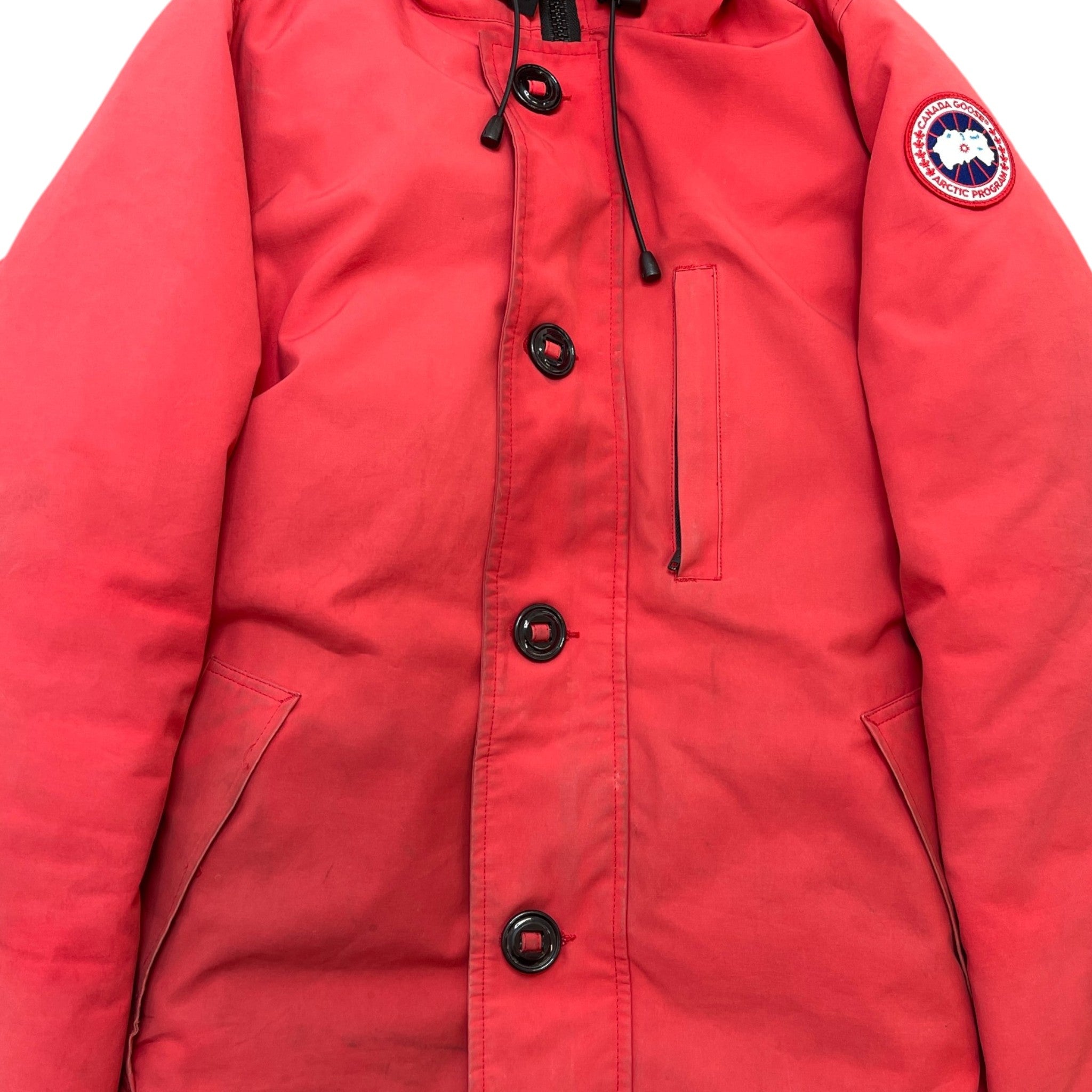 Men's Langford Parka Down Jacket Red Size S