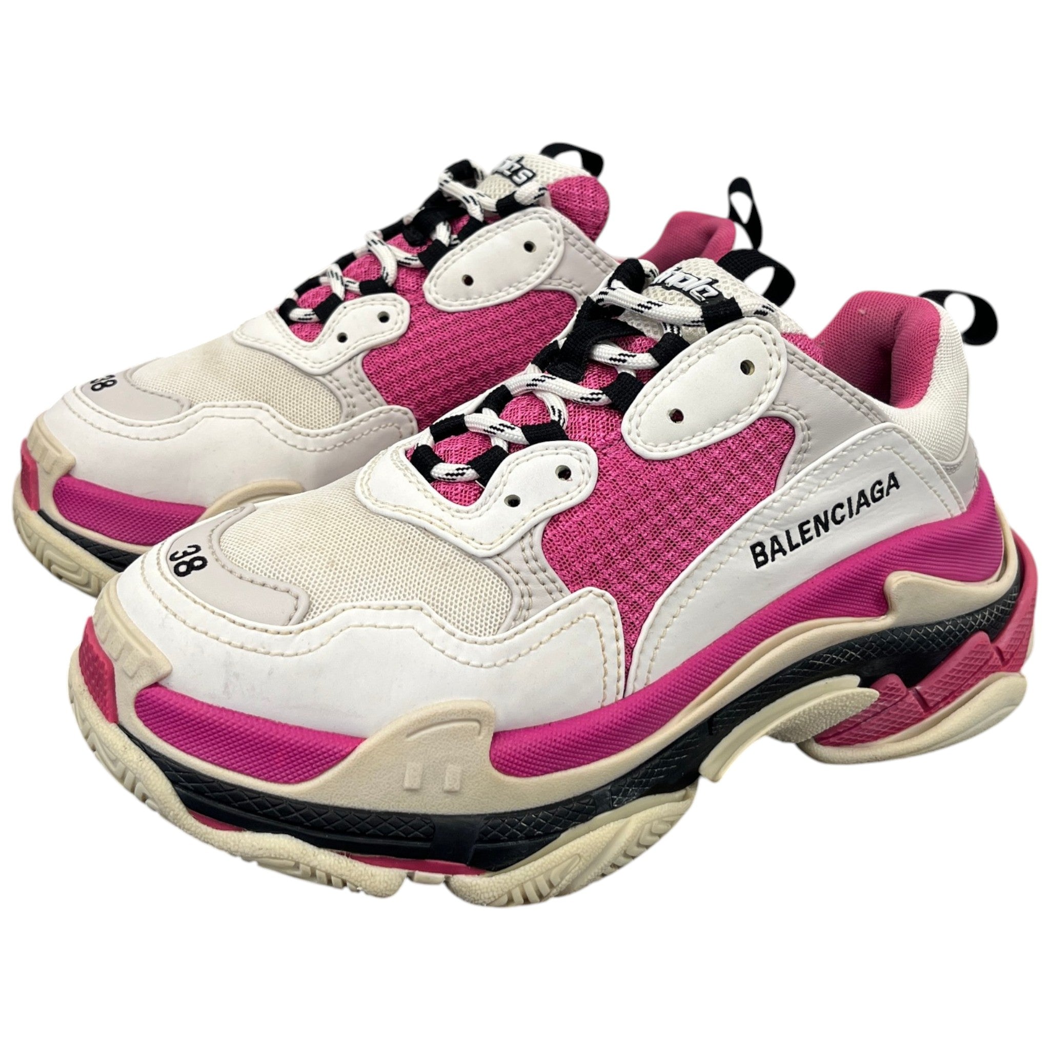 Women's Triple S Low Trainers Pink Size EU 38 / UK 5