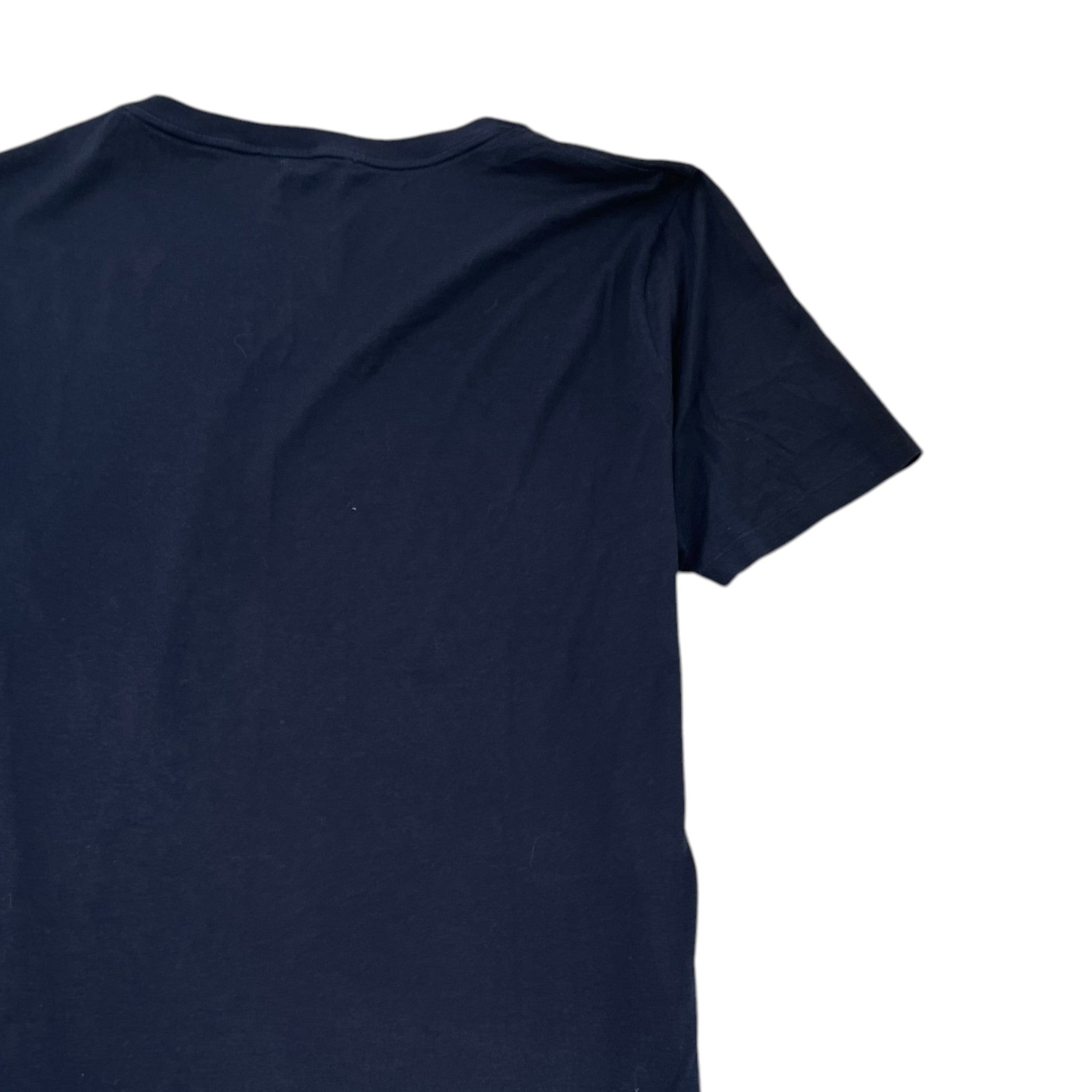 Men's Logo Print T-Shirt Navy Size L