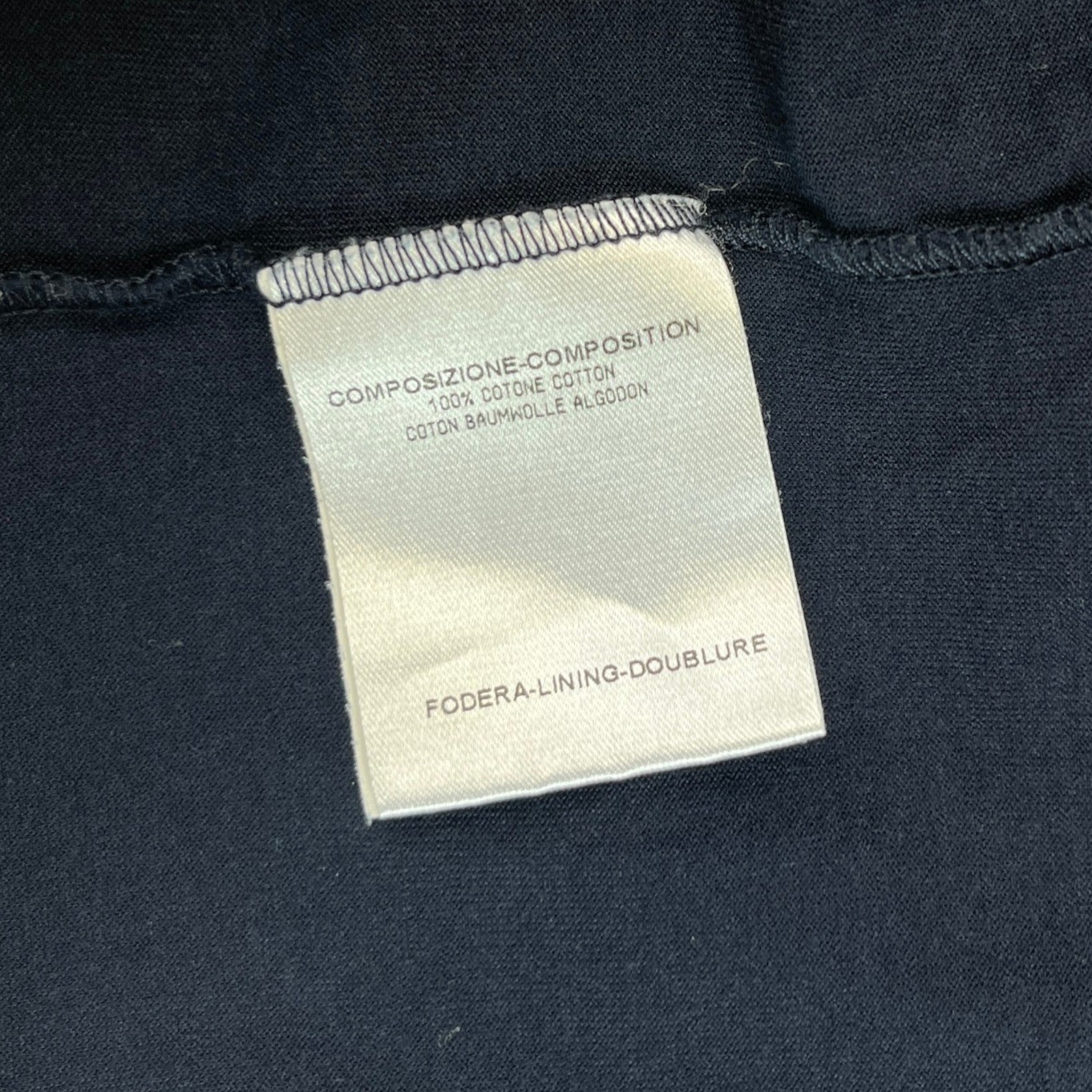 Men's Logo Print T-Shirt Navy Size L