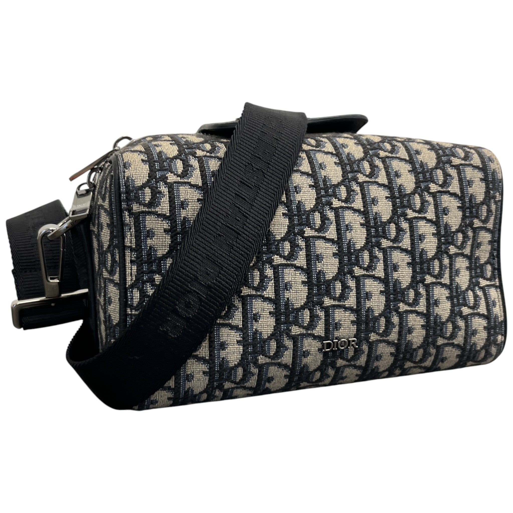 Men's Oblique Messenger Bag Navy