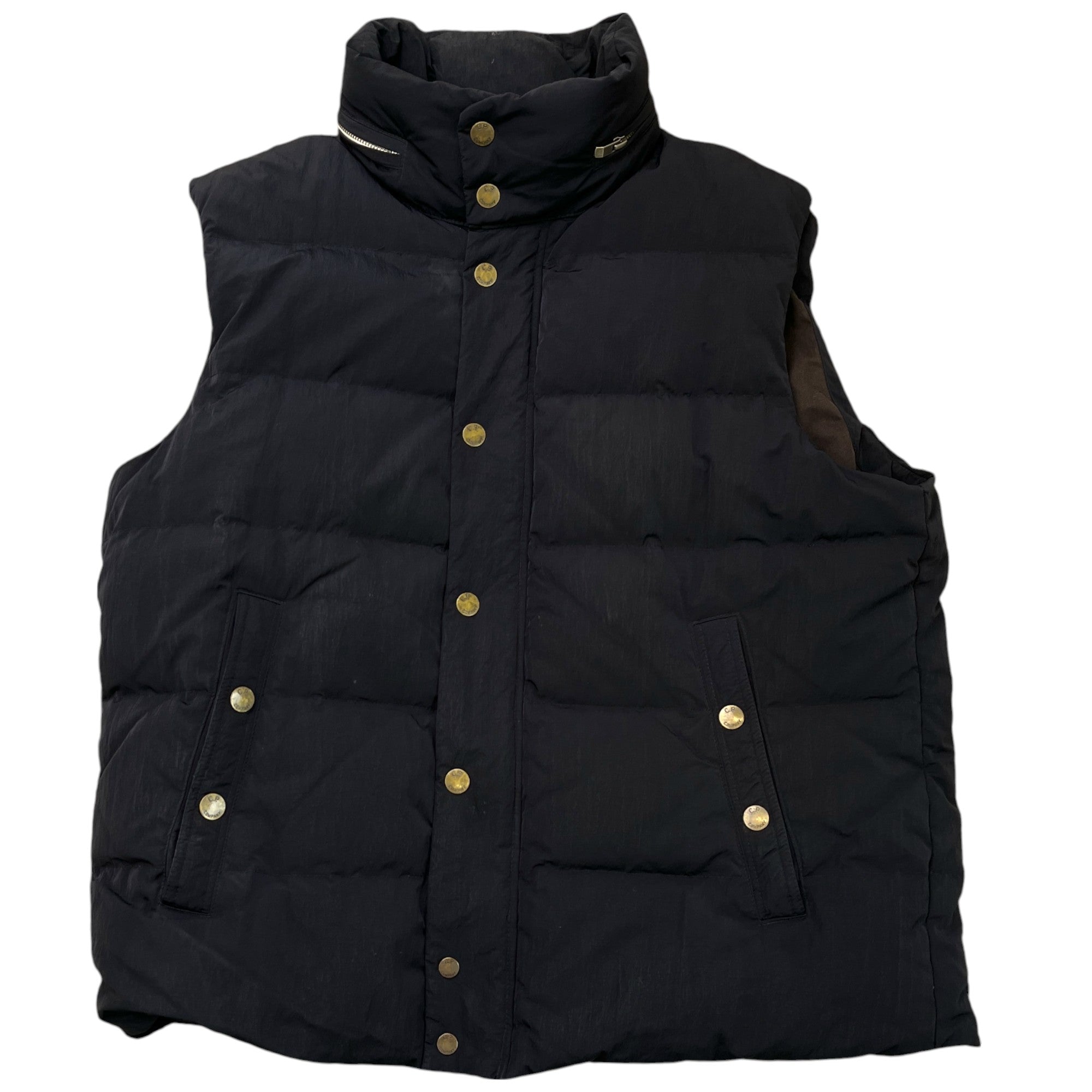 Men's Hooded Gilet Black Size IT 54 / XXL