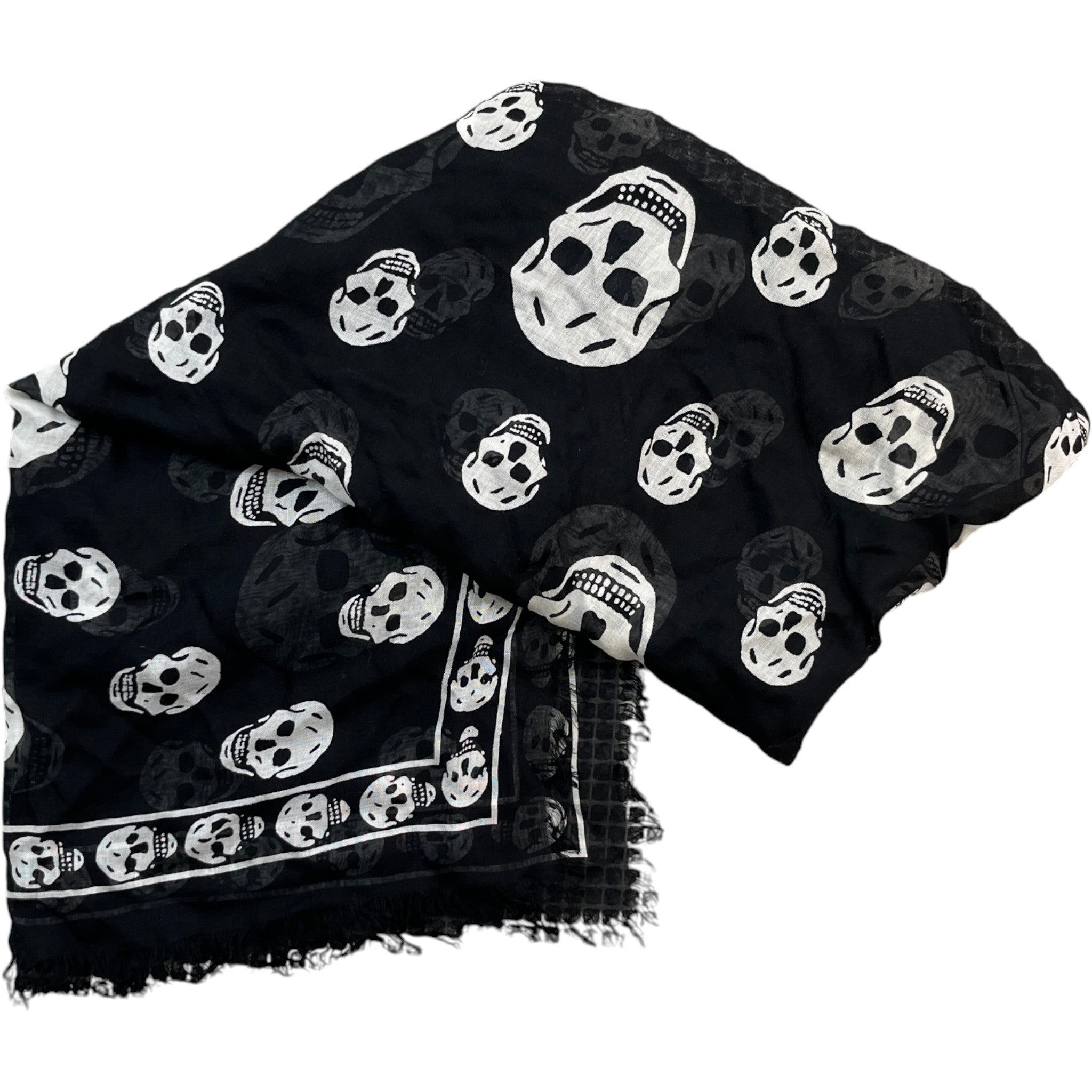 Skull Scarf Black