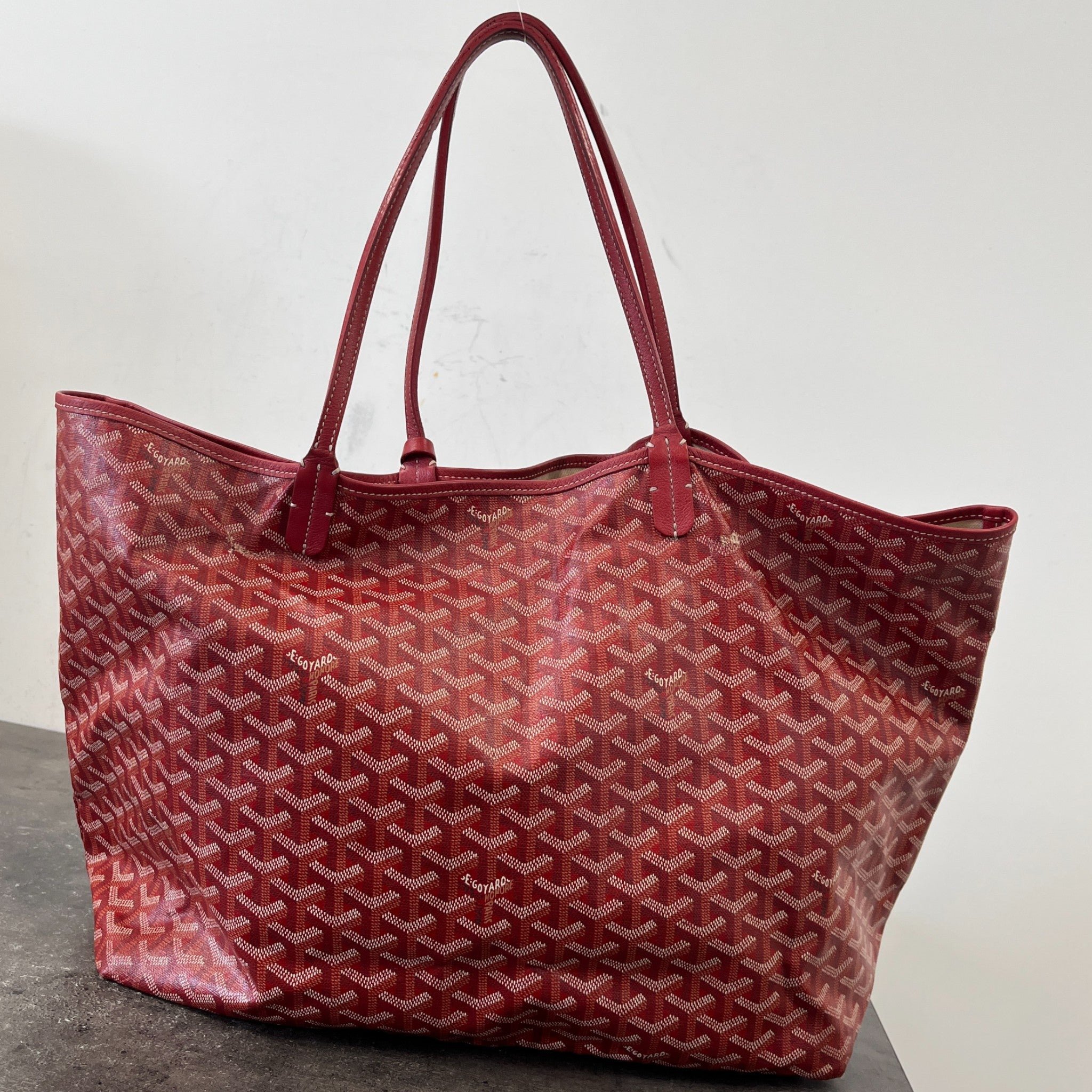 Women's Saint Louis Gm Tote Handbag Red