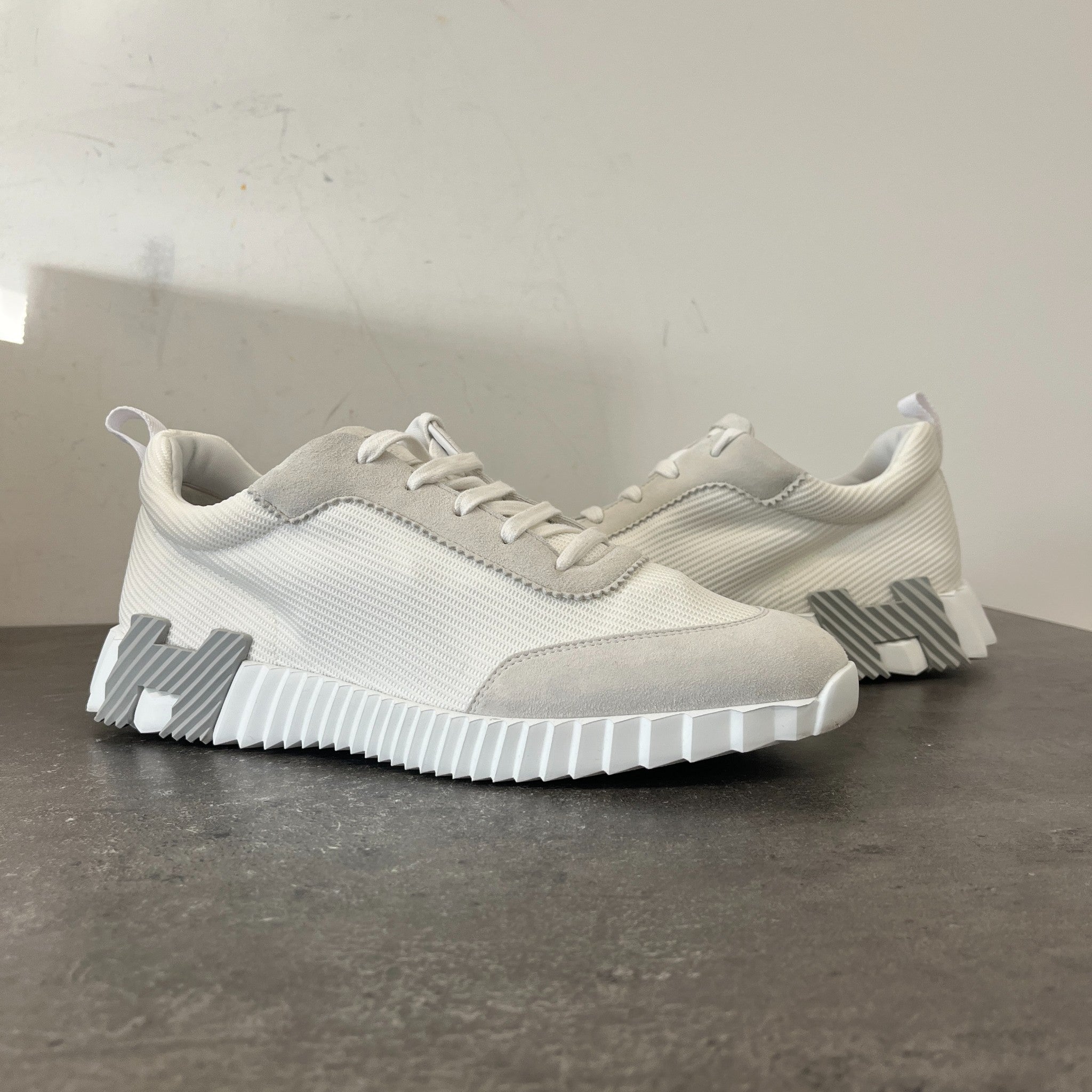 Men's Bouncing Low Trainers White Size EU 44 / UK 10