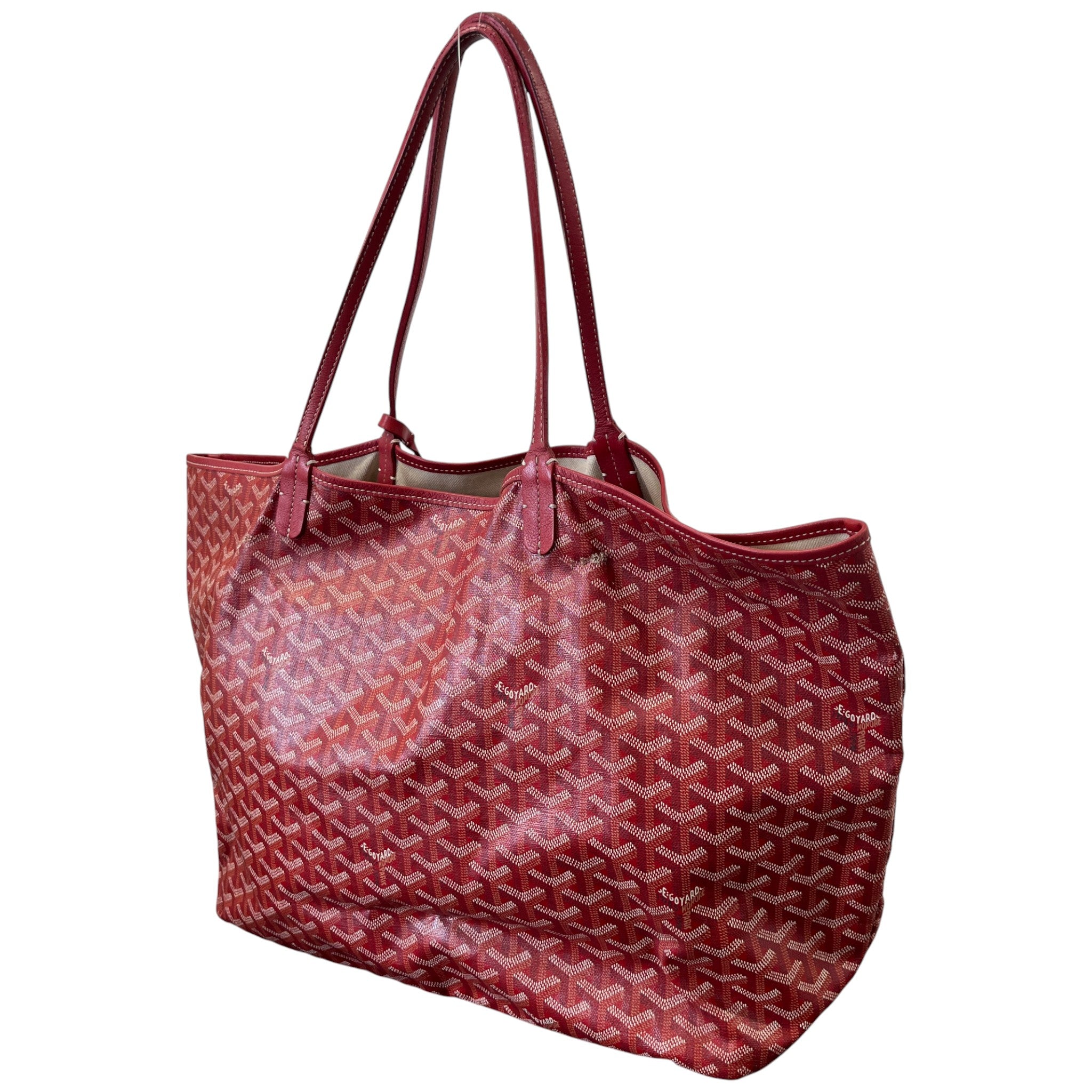 Women's Saint Louis Gm Tote Handbag Red