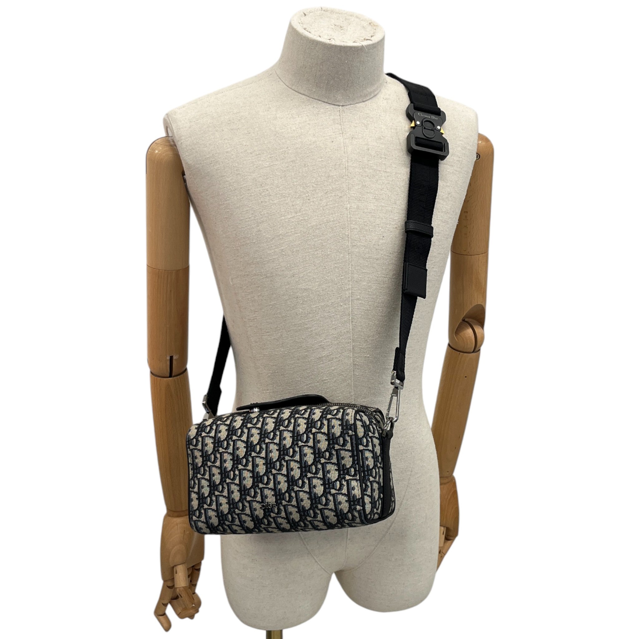 Men's Oblique Messenger Bag Navy