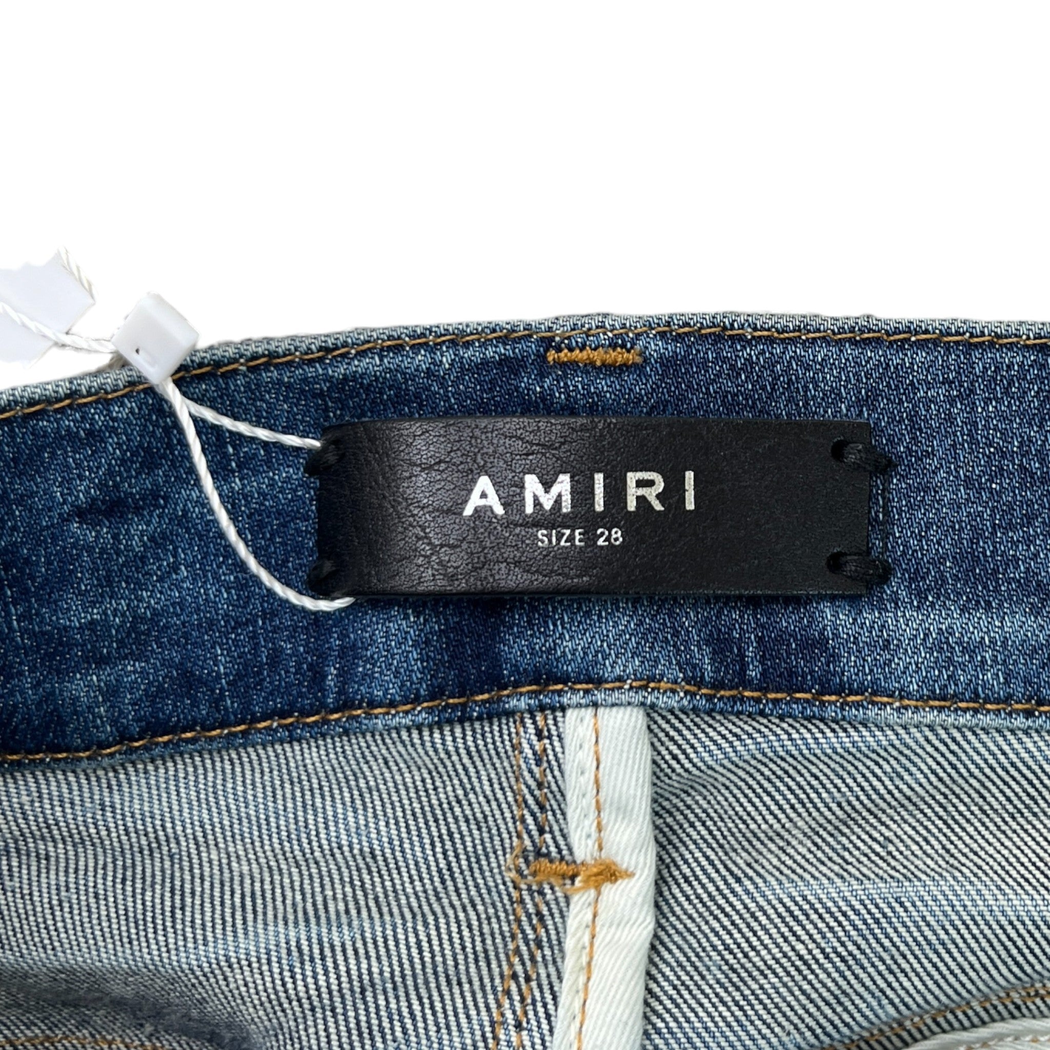 Men's Distressed Skinny Jeans Blue Size Waist 28"