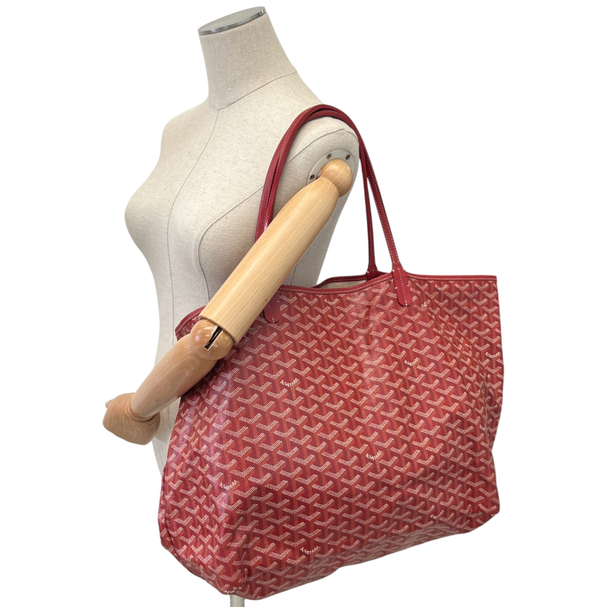 Women's Saint Louis Gm Tote Handbag Red