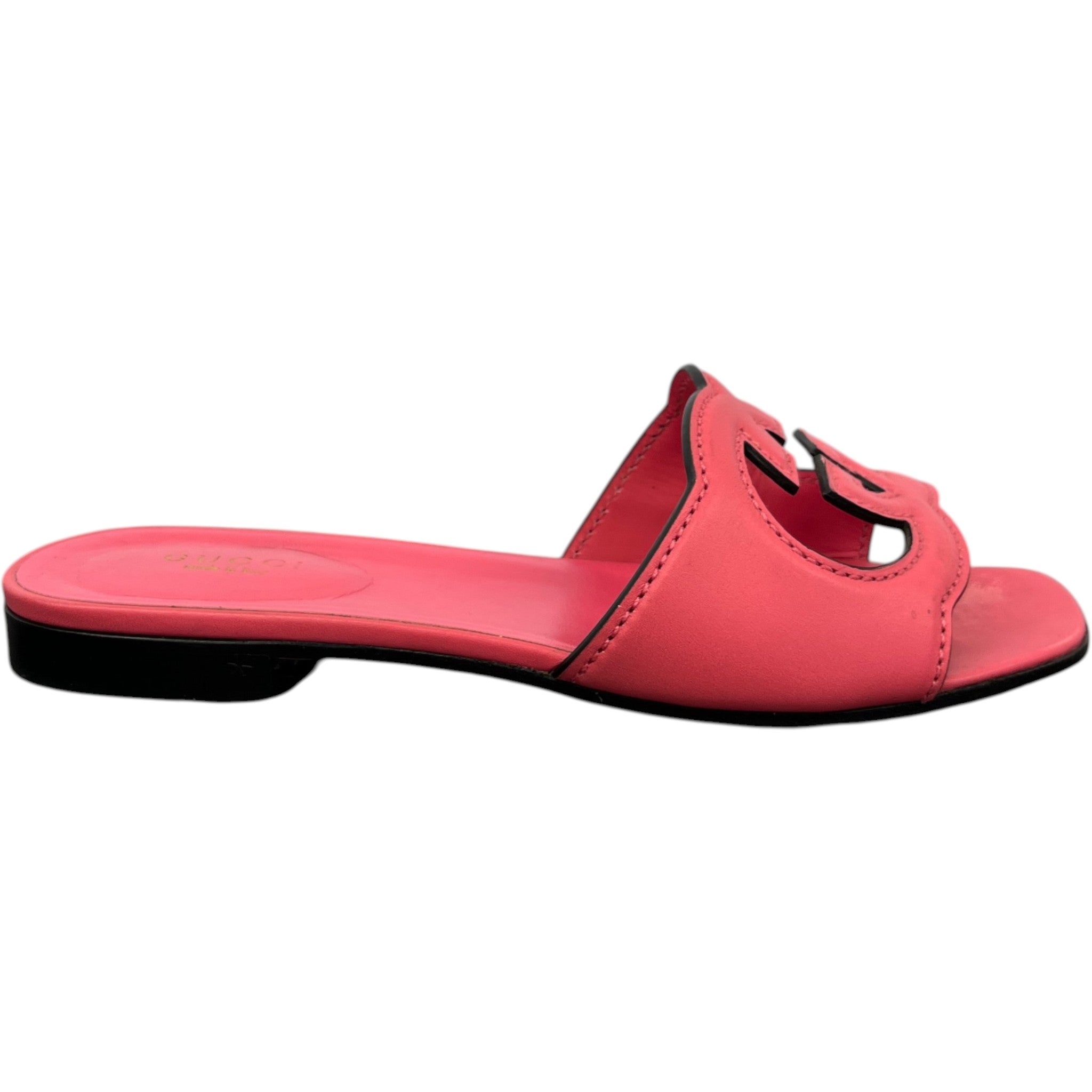 Women's Interlocking G Slides Pink Size EU 36.5 / UK 3.5