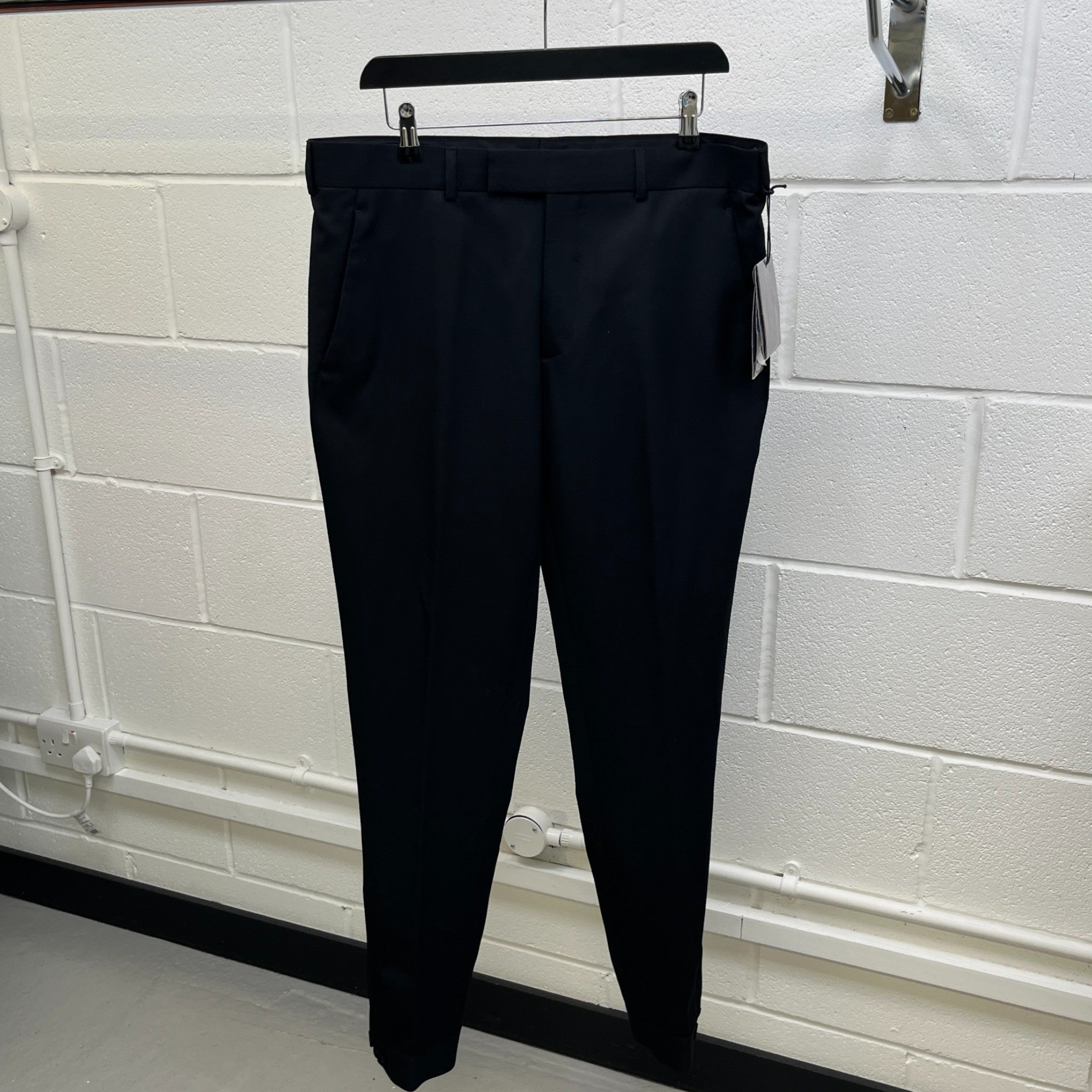 Men's Woven Trousers Black Size IT 50 / UK 34