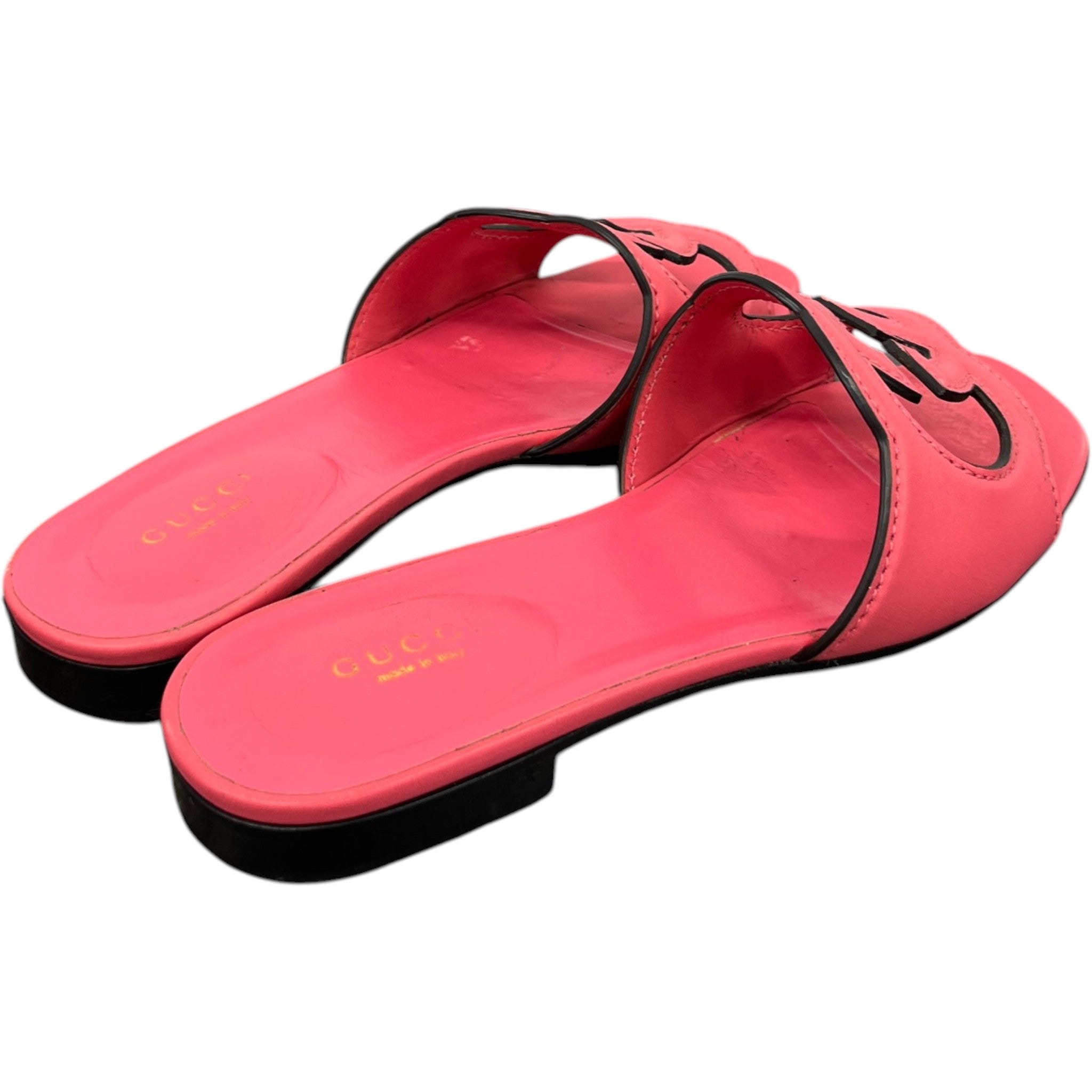 Women's Interlocking G Slides Pink Size EU 36.5 / UK 3.5