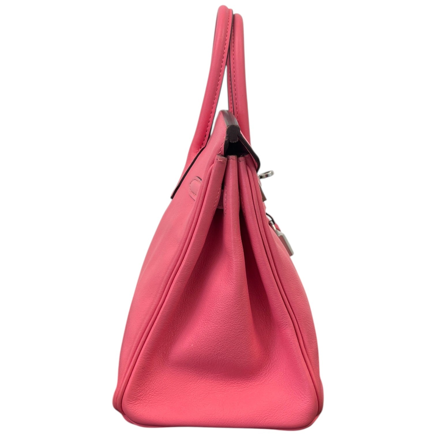 Women's Birkin 25 Rose Azalee Swift Palladium Hardware Bag Pink