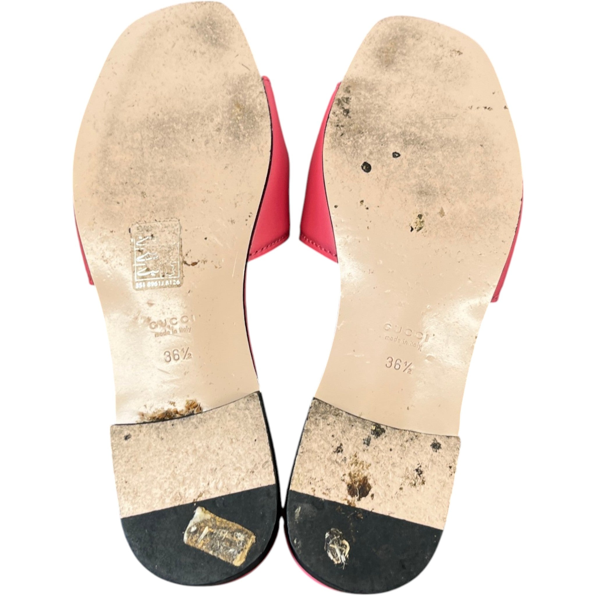 Women's Interlocking G Slides Pink Size EU 36.5 / UK 3.5