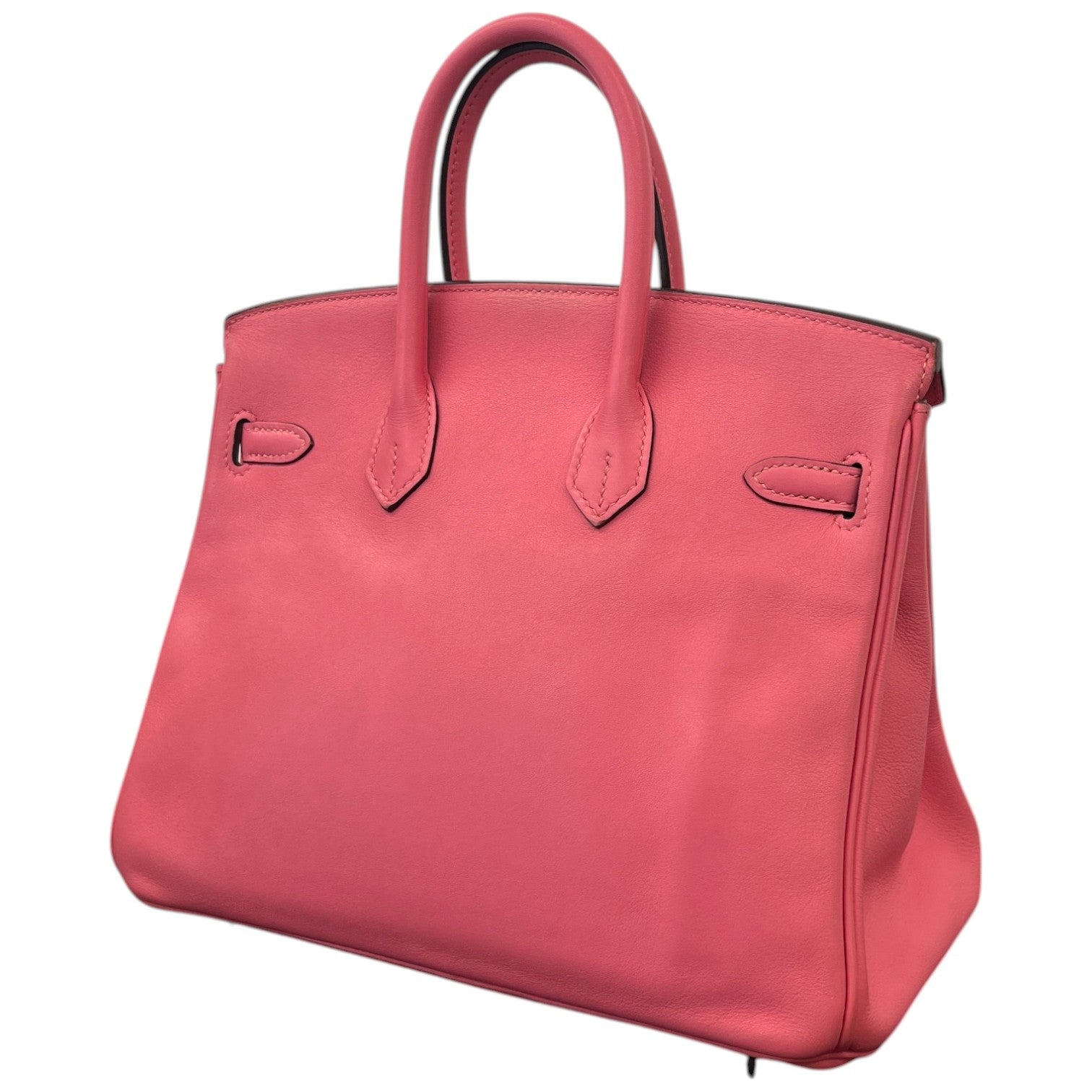 Women's Birkin 25 Rose Azalee Swift Palladium Hardware Bag Pink