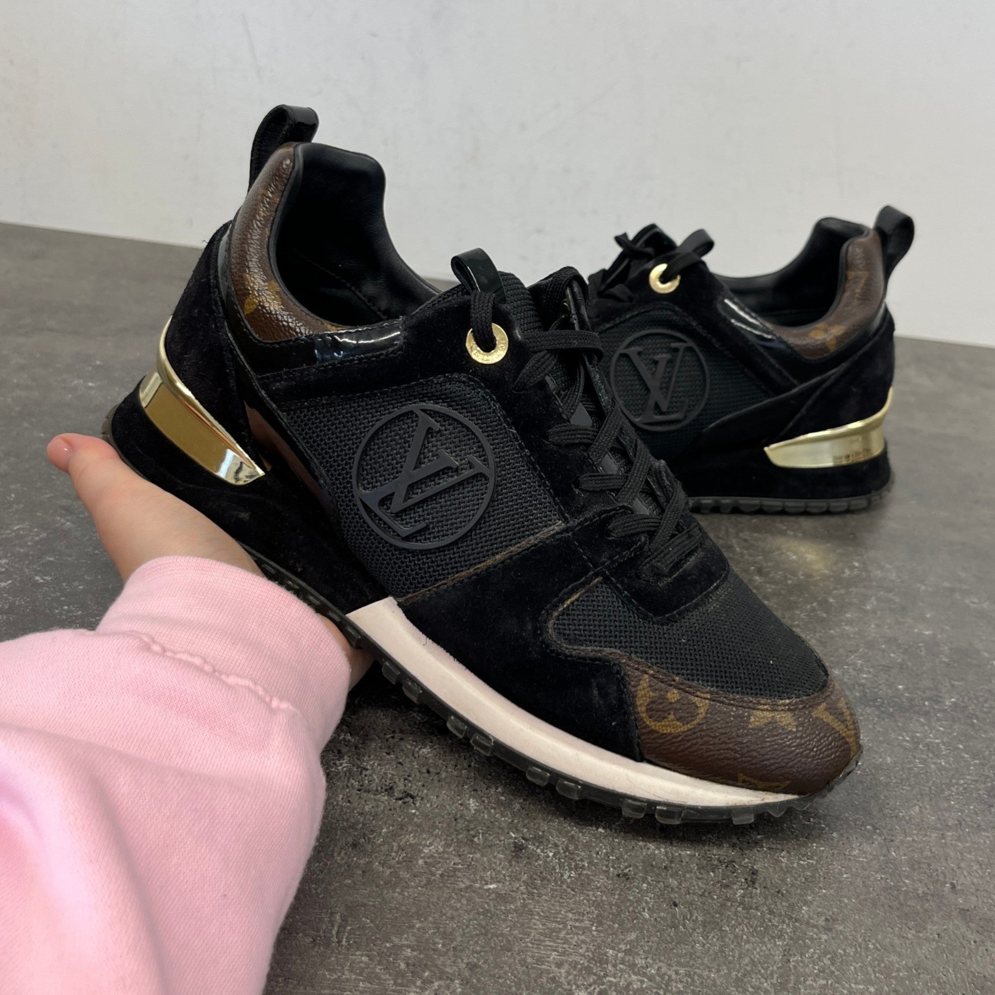 Women's Run Away Low Trainers Black Size EU 38 / UK 5