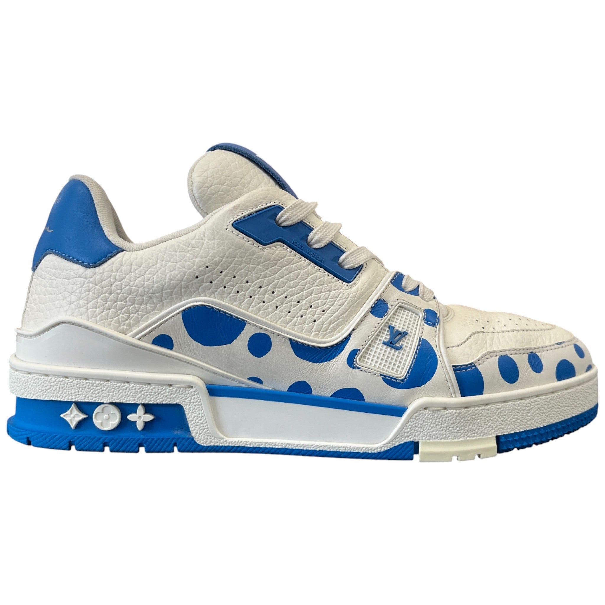 Men's Lv X Kusama Low Trainers Blue Size EU 39.5 / UK 5.5