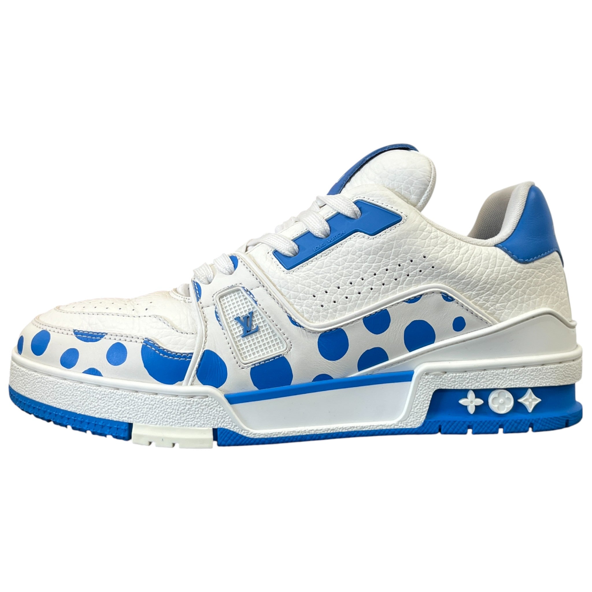 Men's Lv X Kusama Low Trainers Blue Size EU 39.5 / UK 5.5