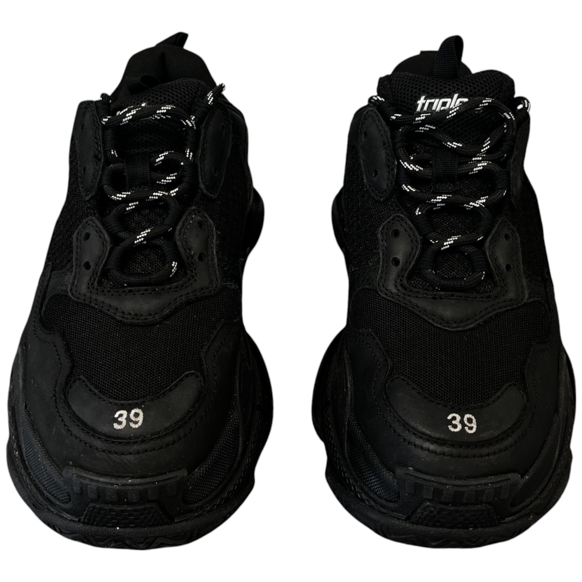 Women's Triple S Low Trainers Black Size EU 39 / UK 6