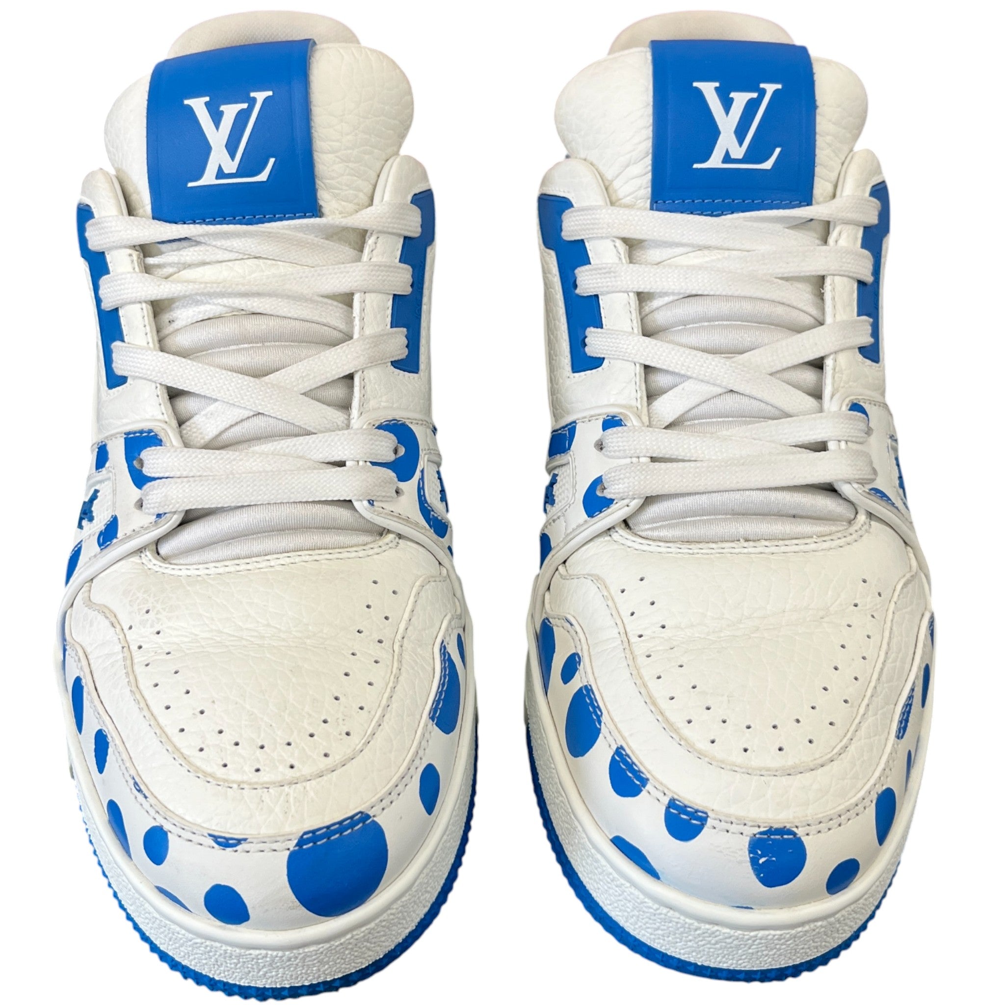 Men's Lv X Kusama Low Trainers Blue Size EU 39.5 / UK 5.5