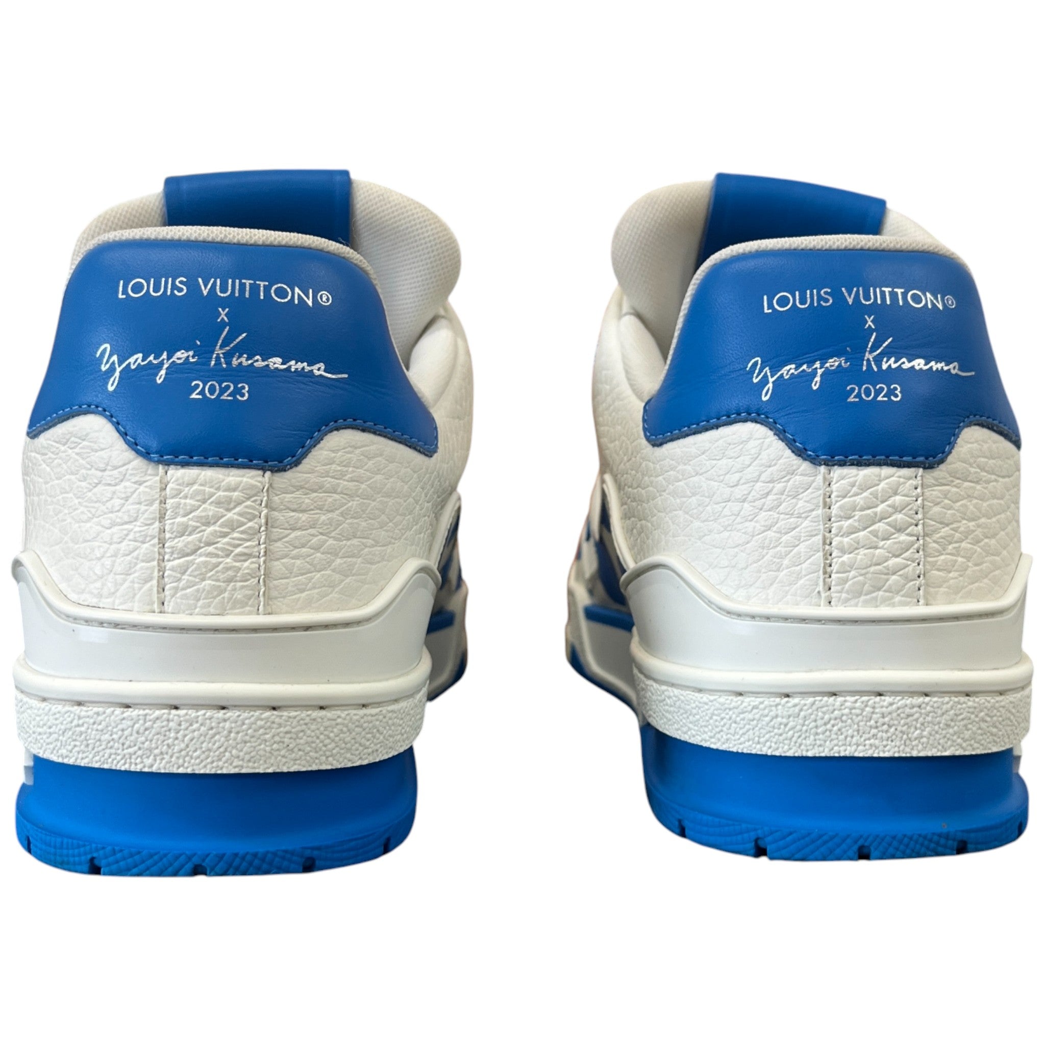 Men's Lv X Kusama Low Trainers Blue Size EU 39.5 / UK 5.5