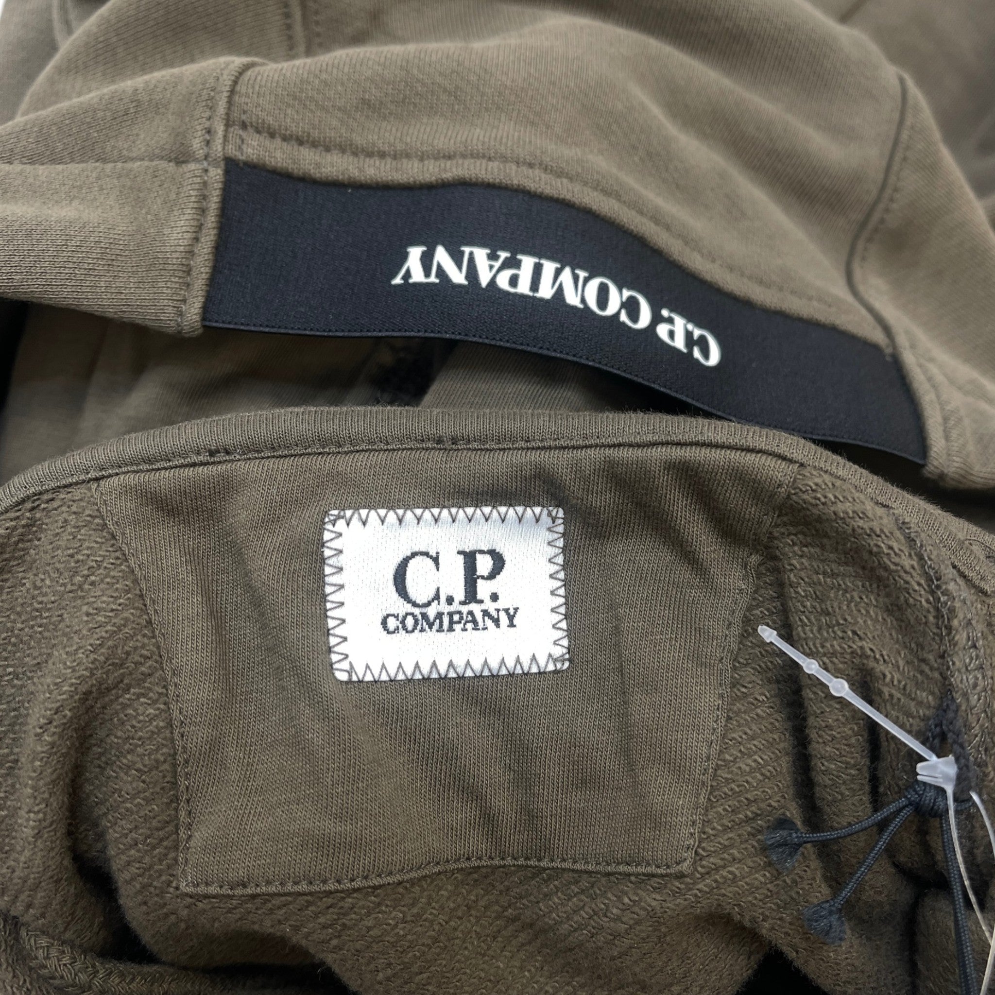 Men's Lens Logo Hoodie Khaki Size XS