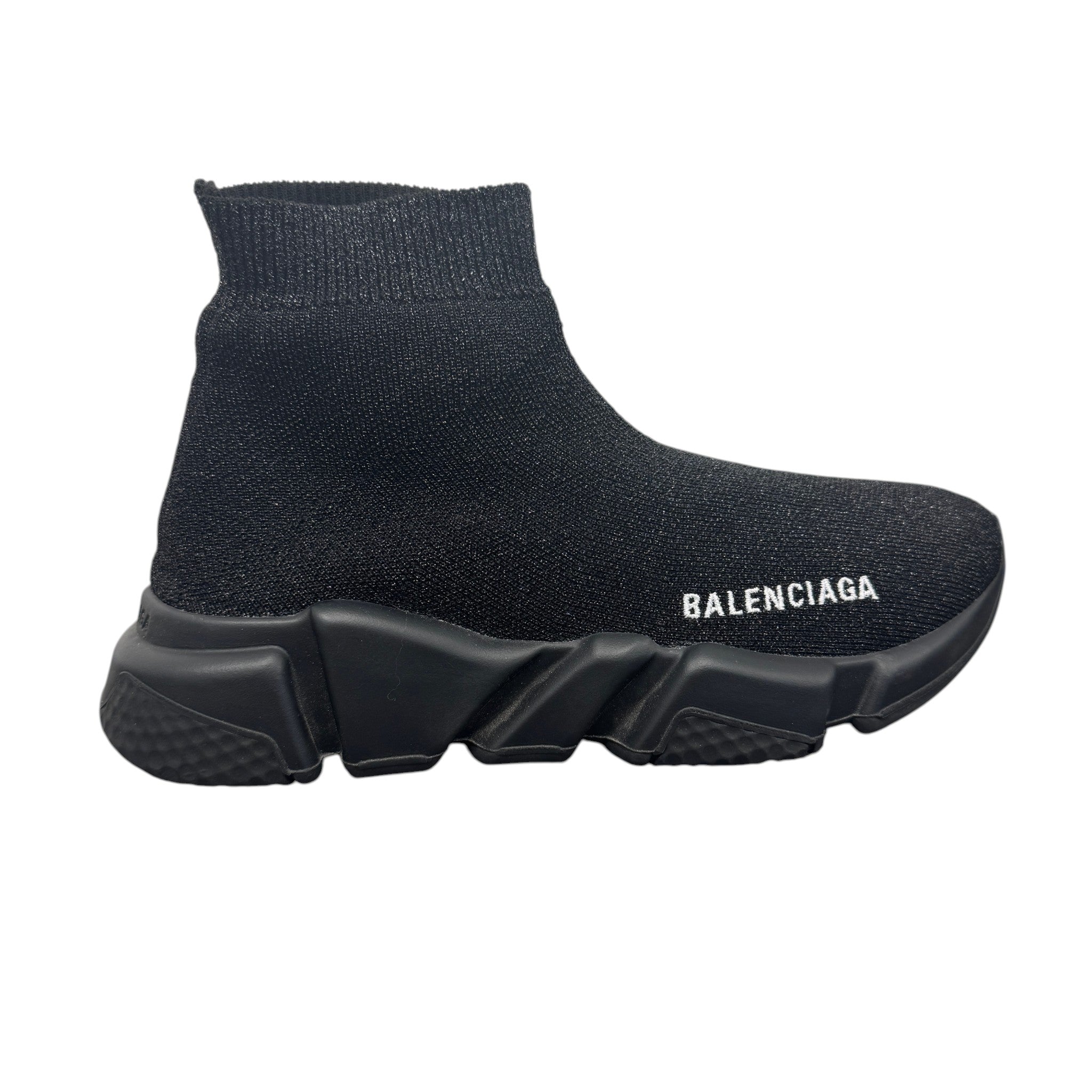 Women's Speed Sock High Trainers Black Size EU 36 / UK 3