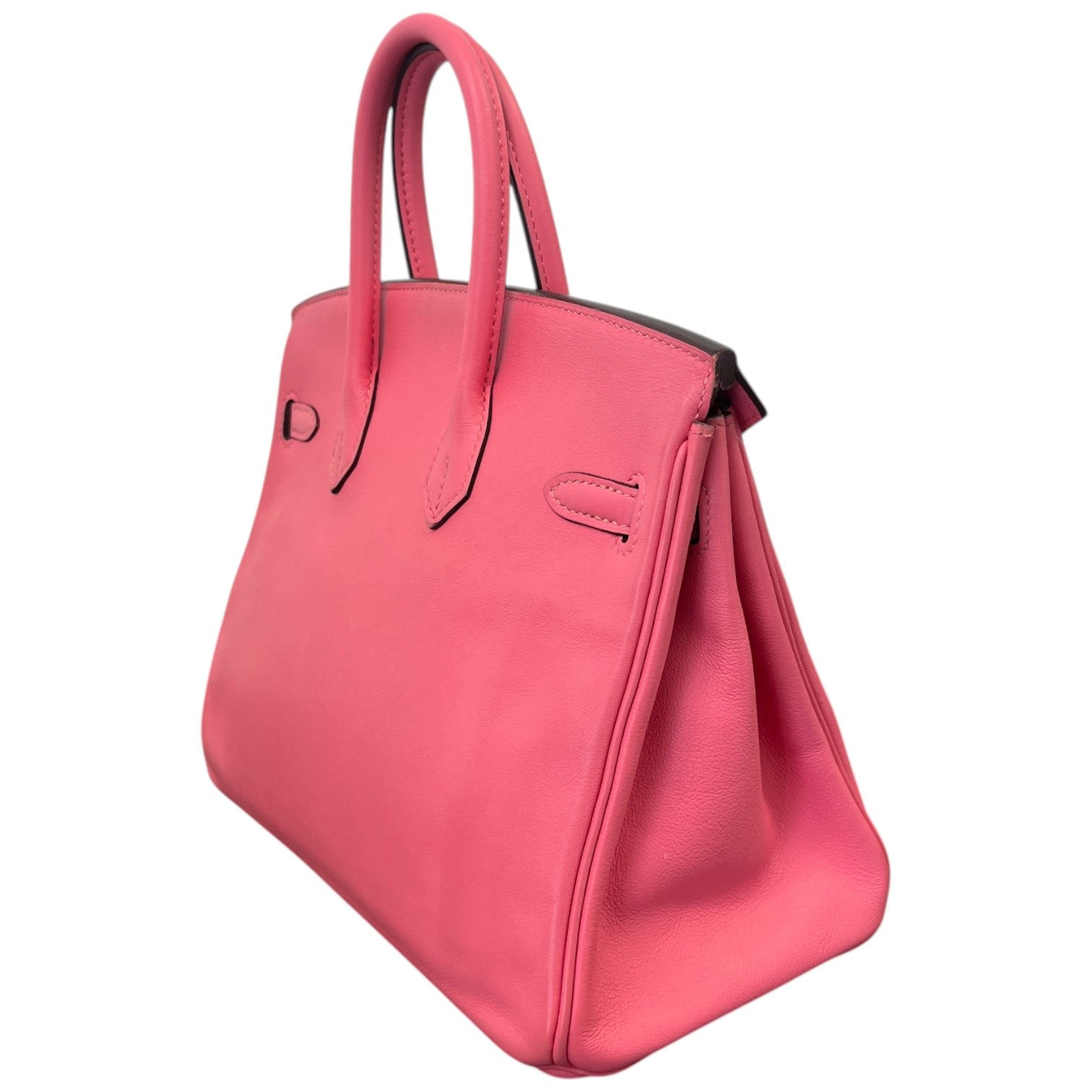 Women's Birkin 25 Rose Azalee Swift Palladium Hardware Bag Pink