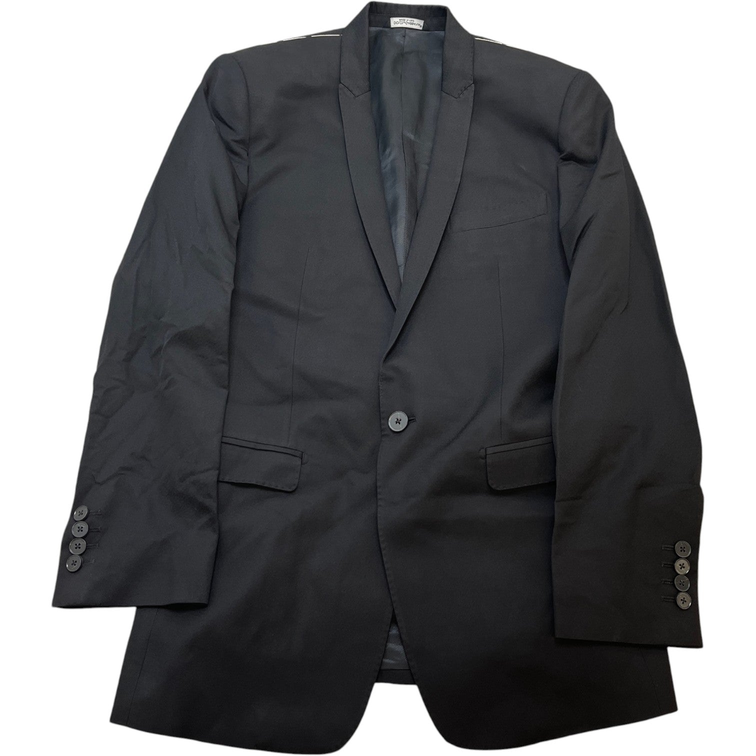 Men's Pattern Suit Black Size 44R