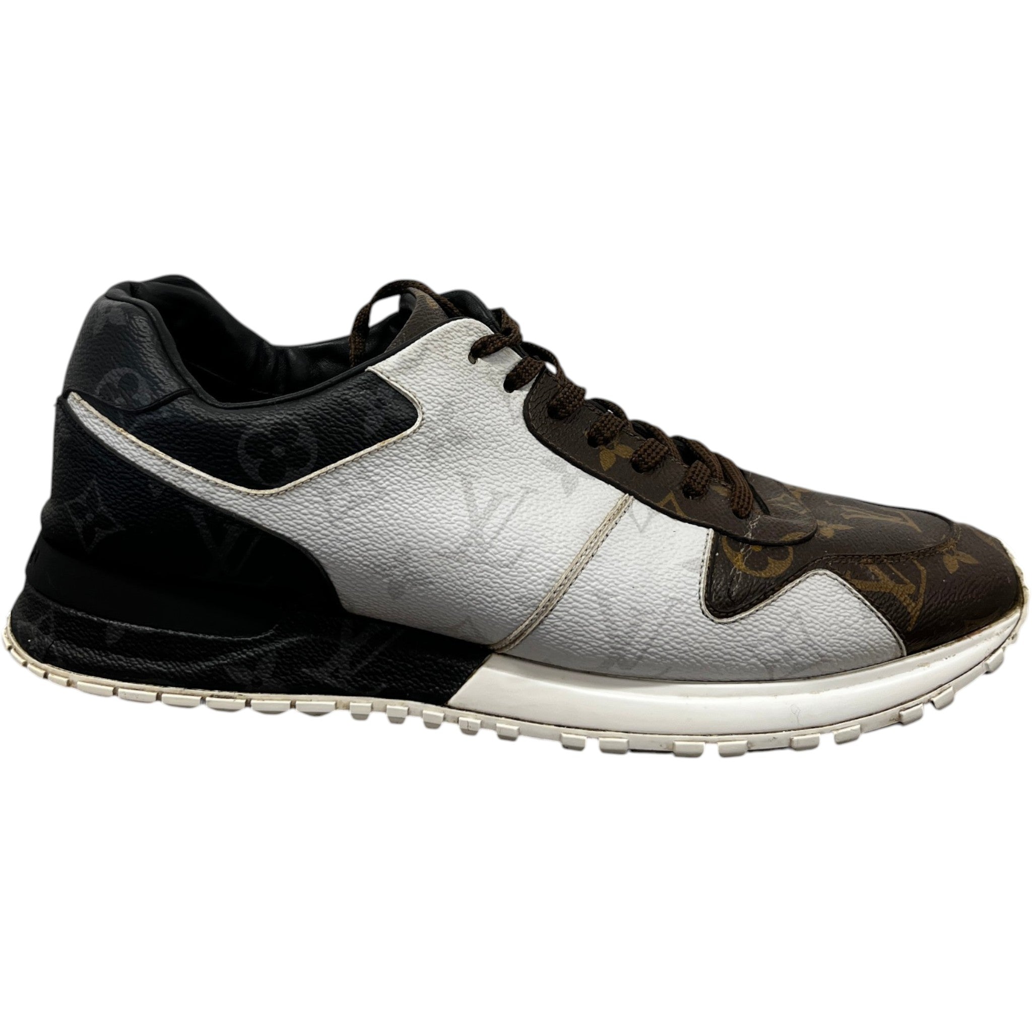 Men's Monogram Run Away Low Trainers Brown Size EU 42 / UK 8