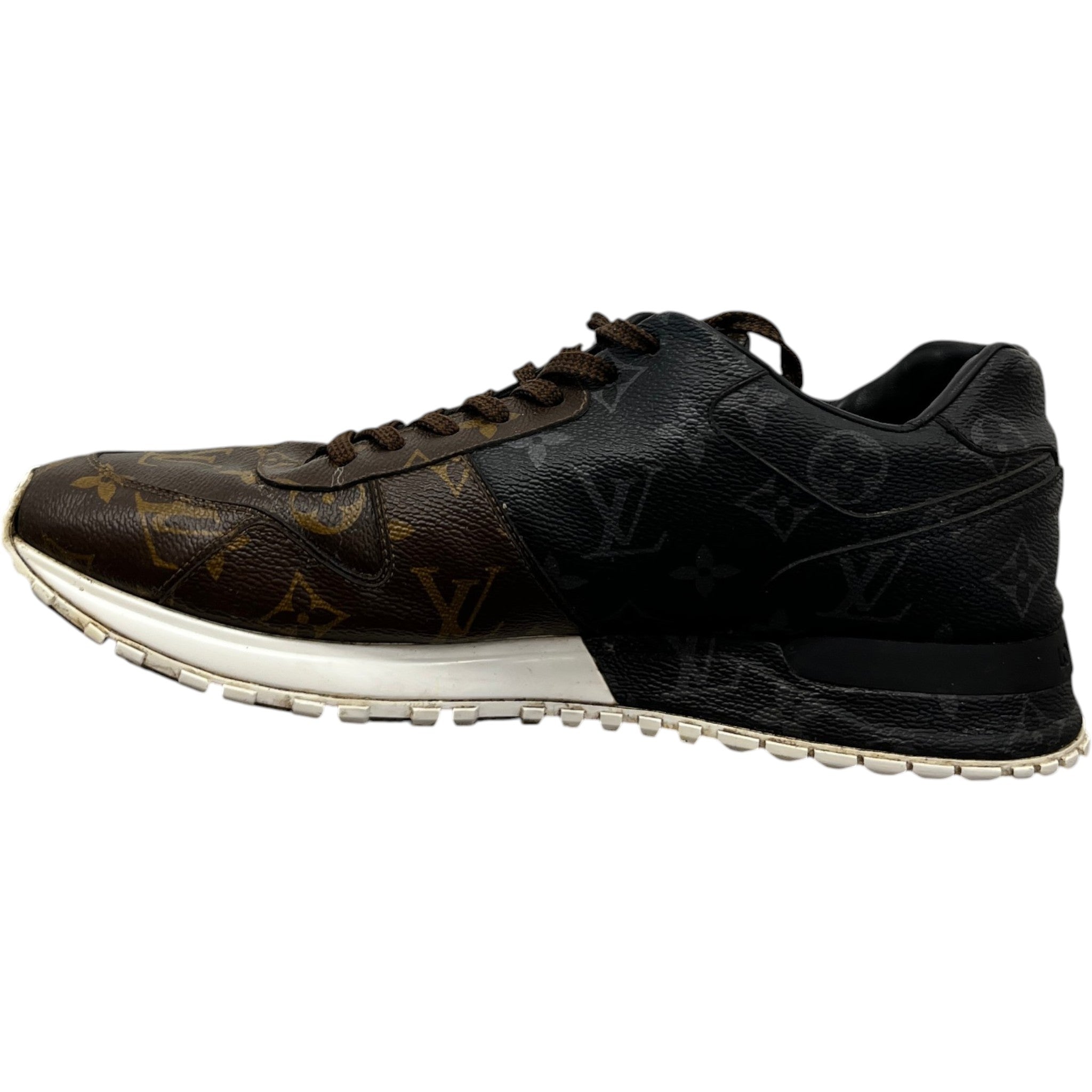 Men's Monogram Run Away Low Trainers Brown Size EU 42 / UK 8