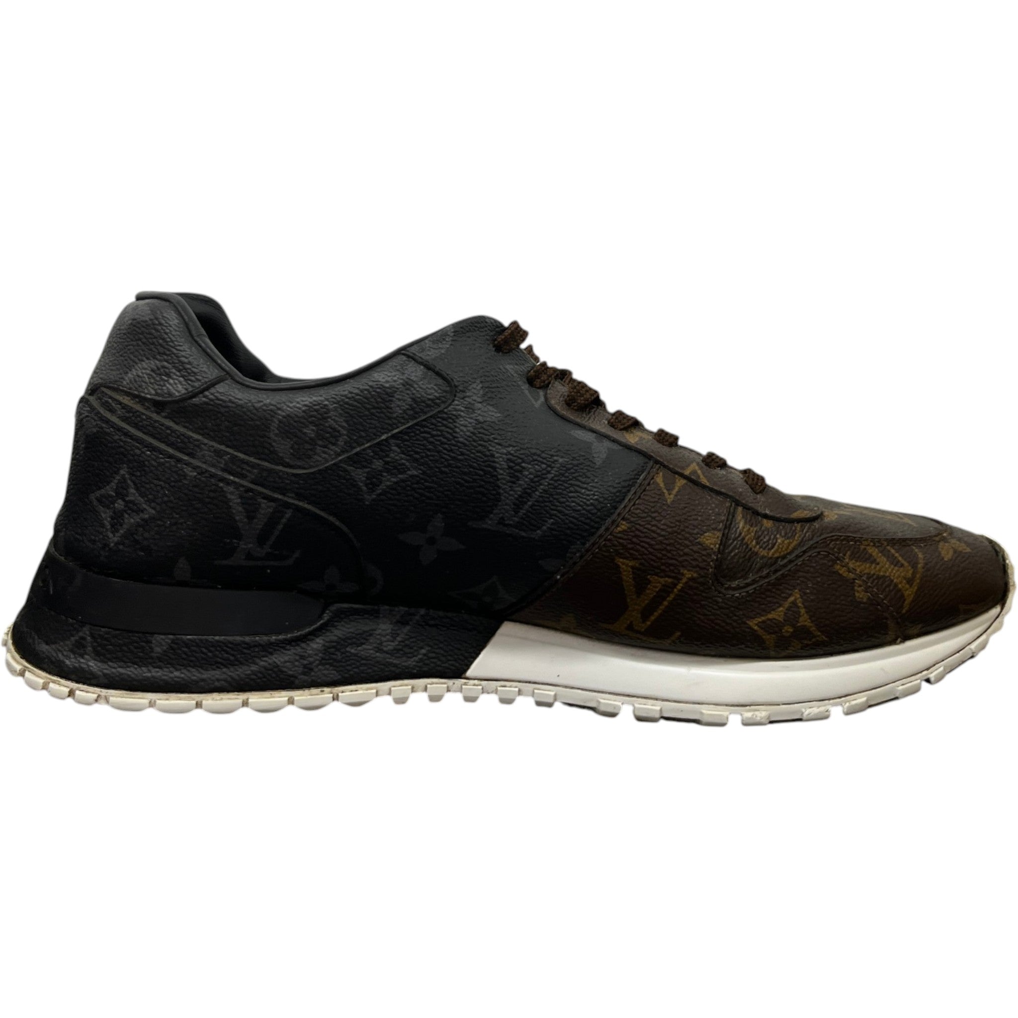 Men's Monogram Run Away Low Trainers Brown Size EU 42 / UK 8