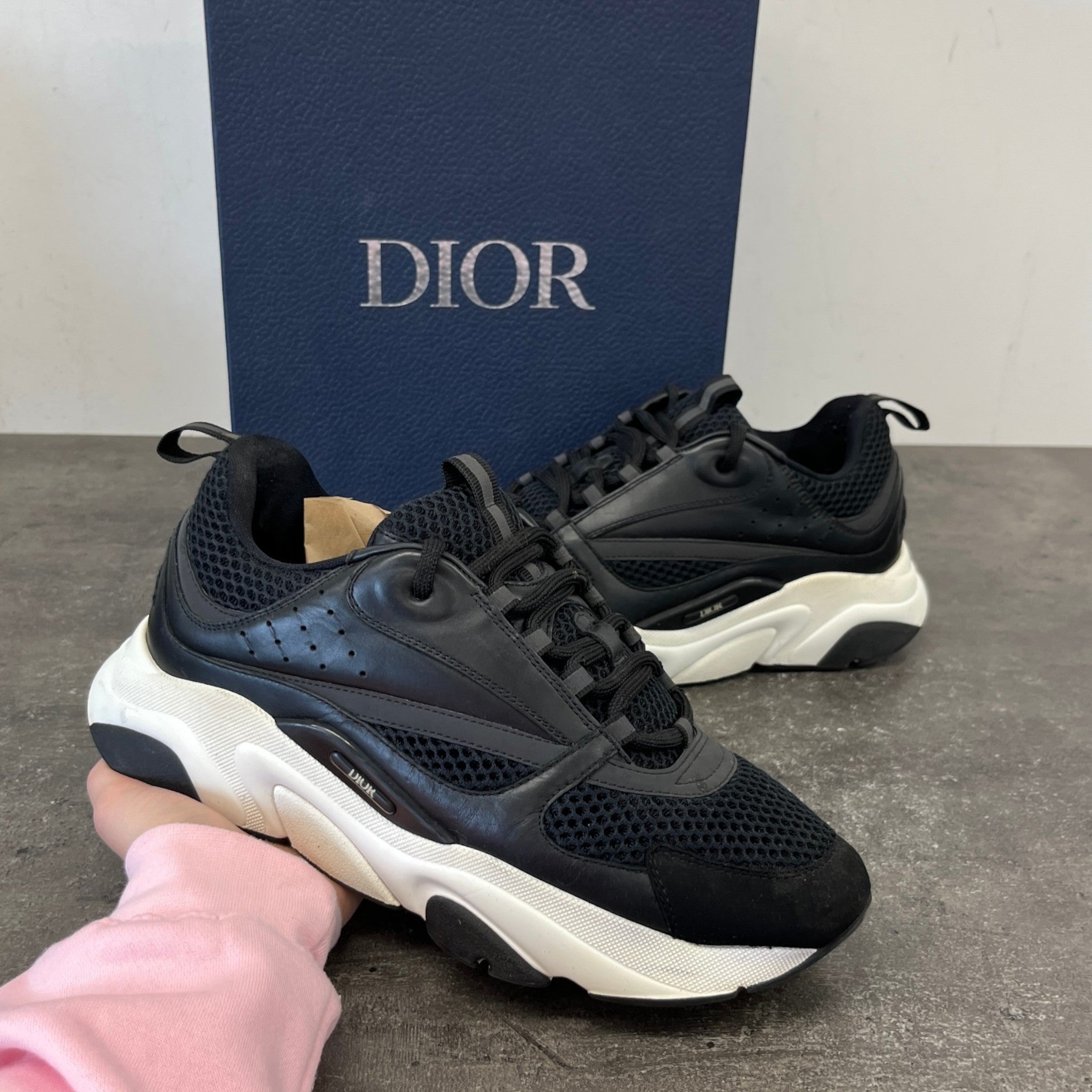 Men's B22 Low Trainers Black Size EU 42 / UK 8