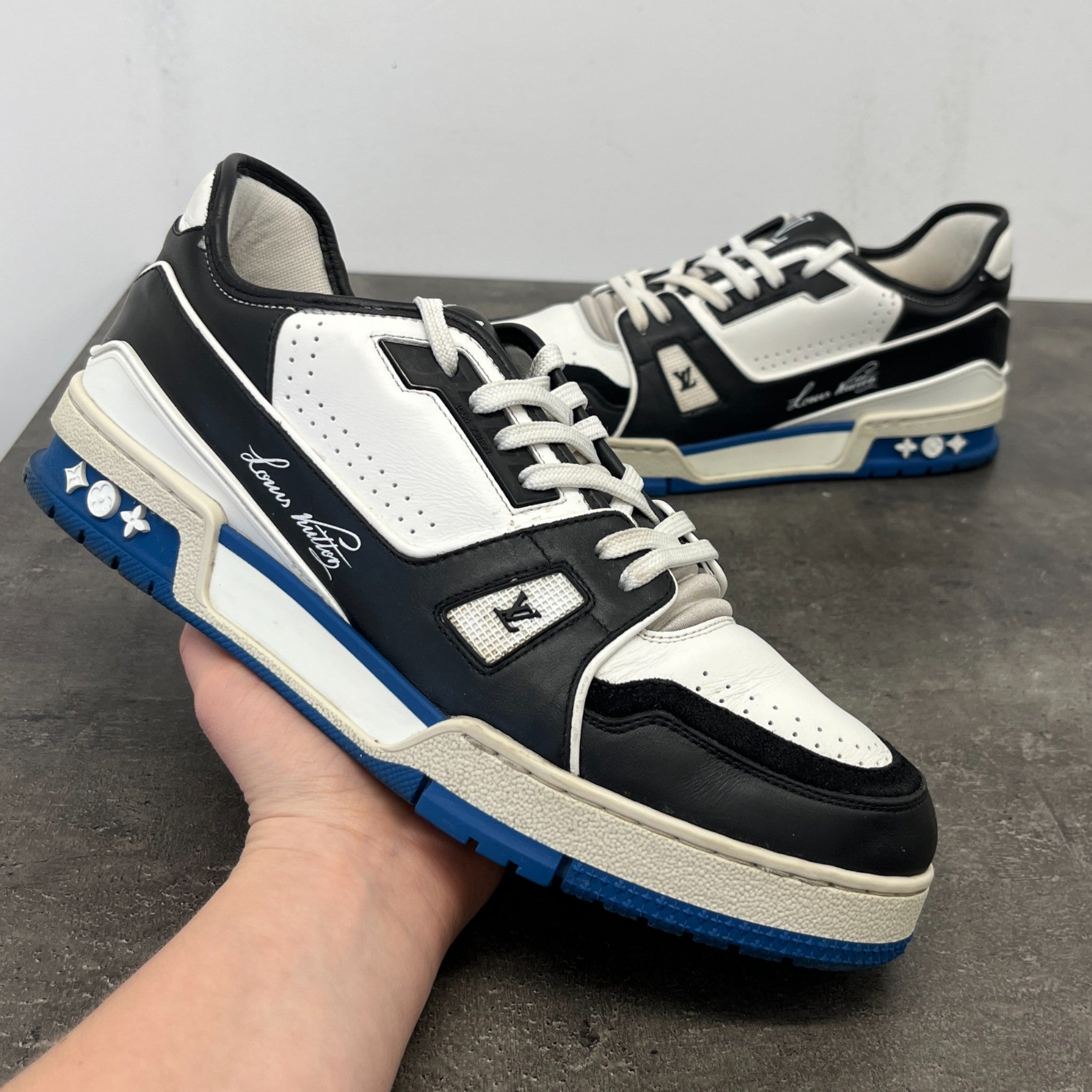 Men's Lv Low Trainers Black Size EU 42 / UK 8