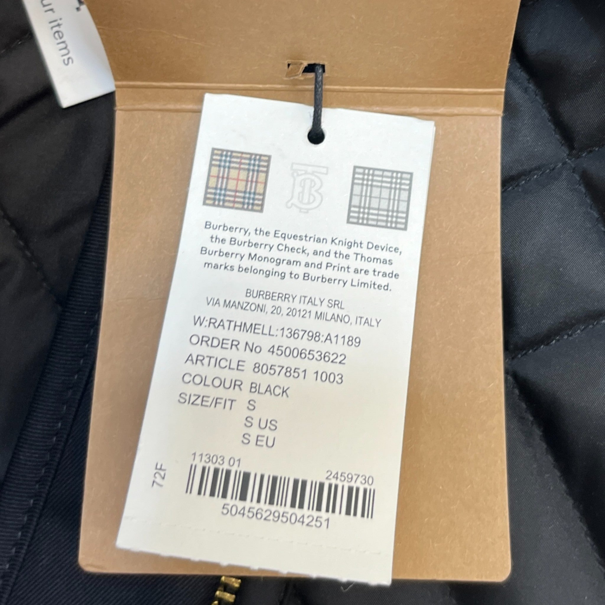 Women's Embroidered Logo Jacket Black Size S