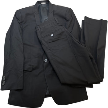Men's pattern Suit Black Size XS