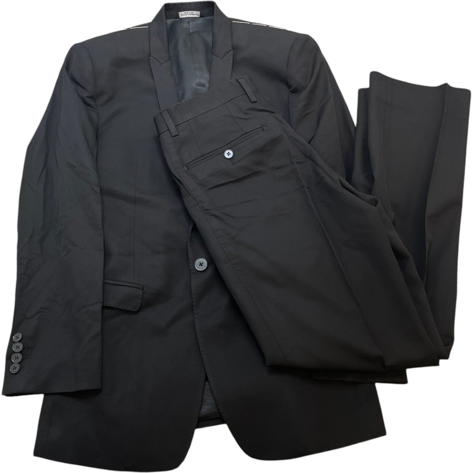 Men's Pattern Suit Black Size 44R