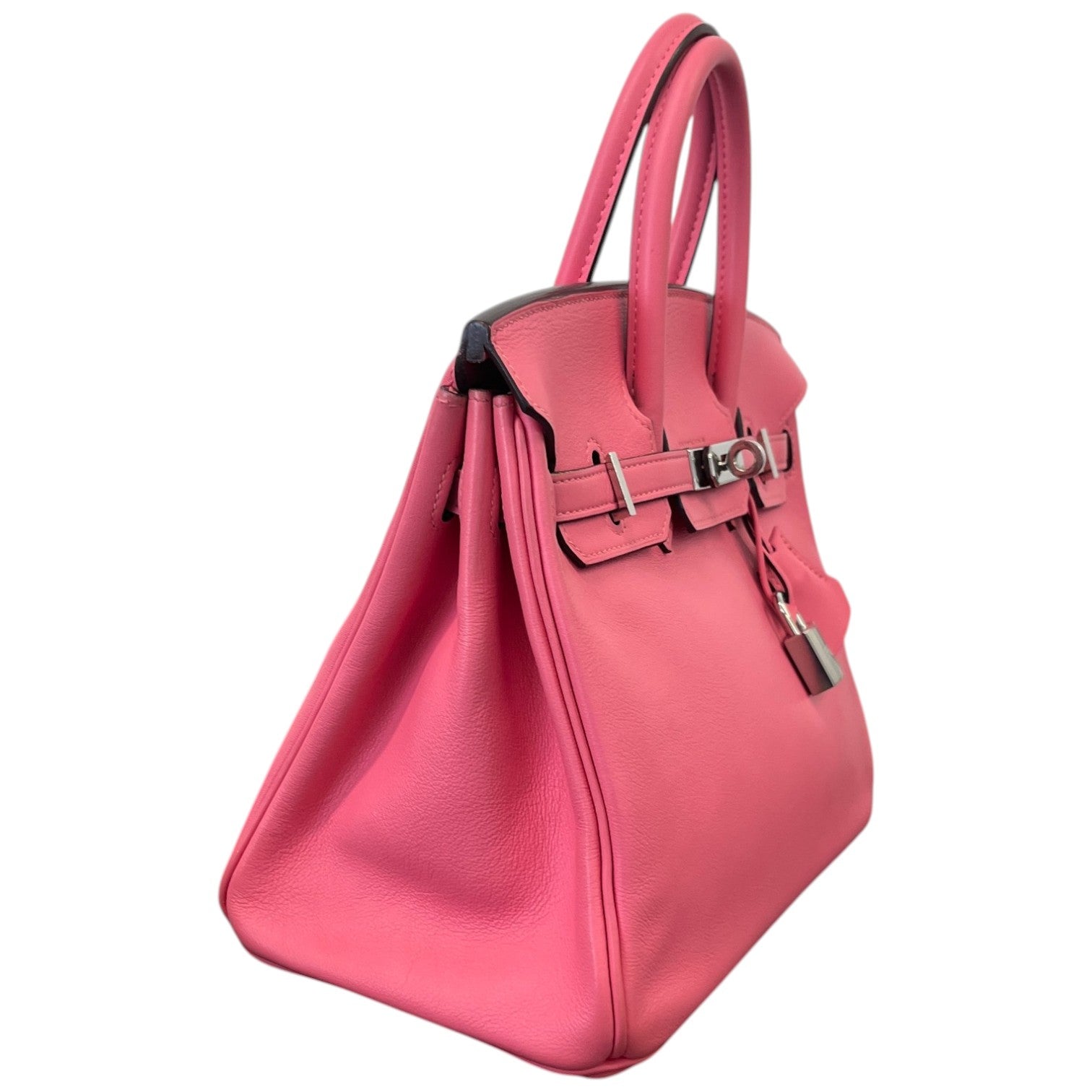 Women's Birkin 25 Rose Azalee Swift Palladium Hardware Bag Pink