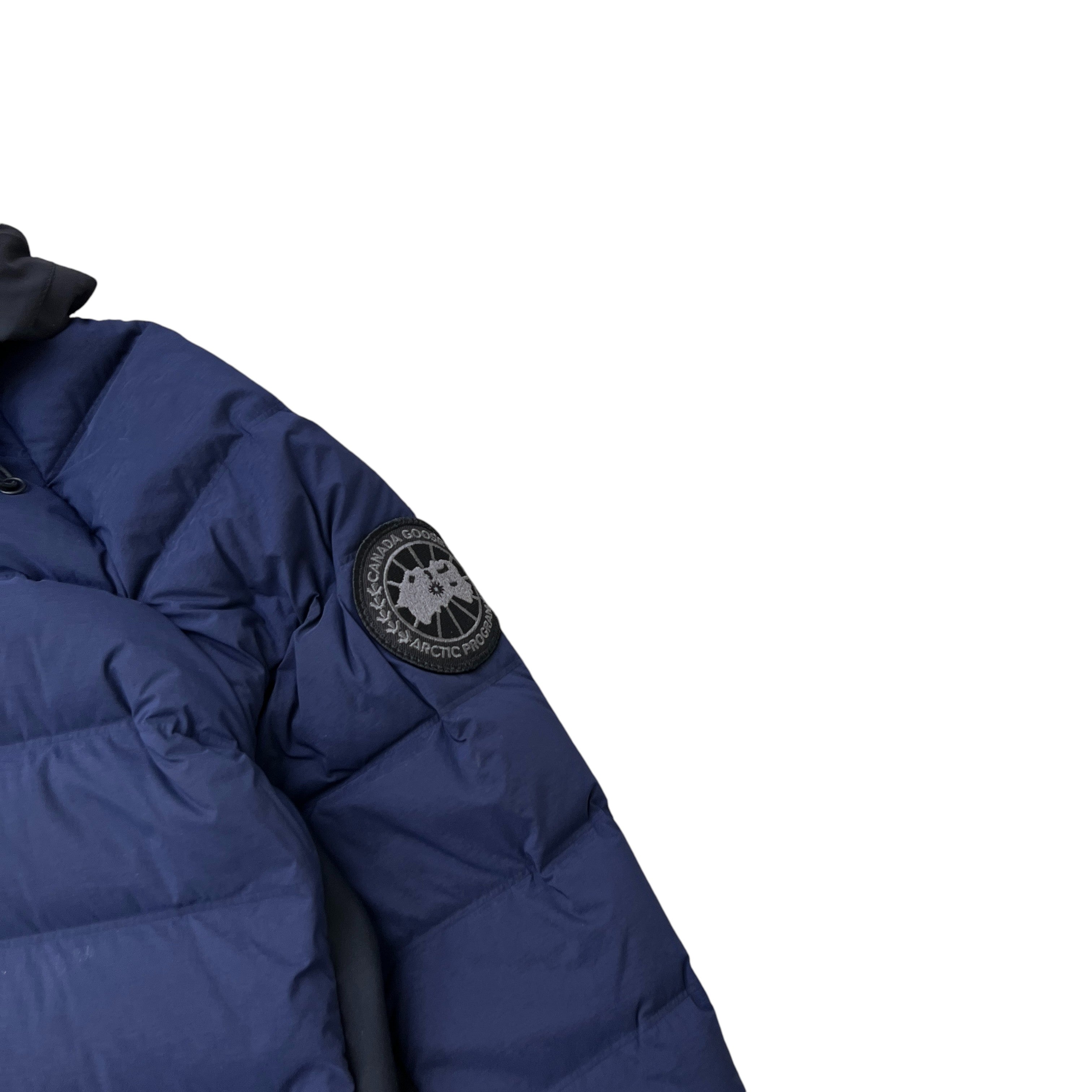 Women's Hybridge Down Jacket Blue Size M