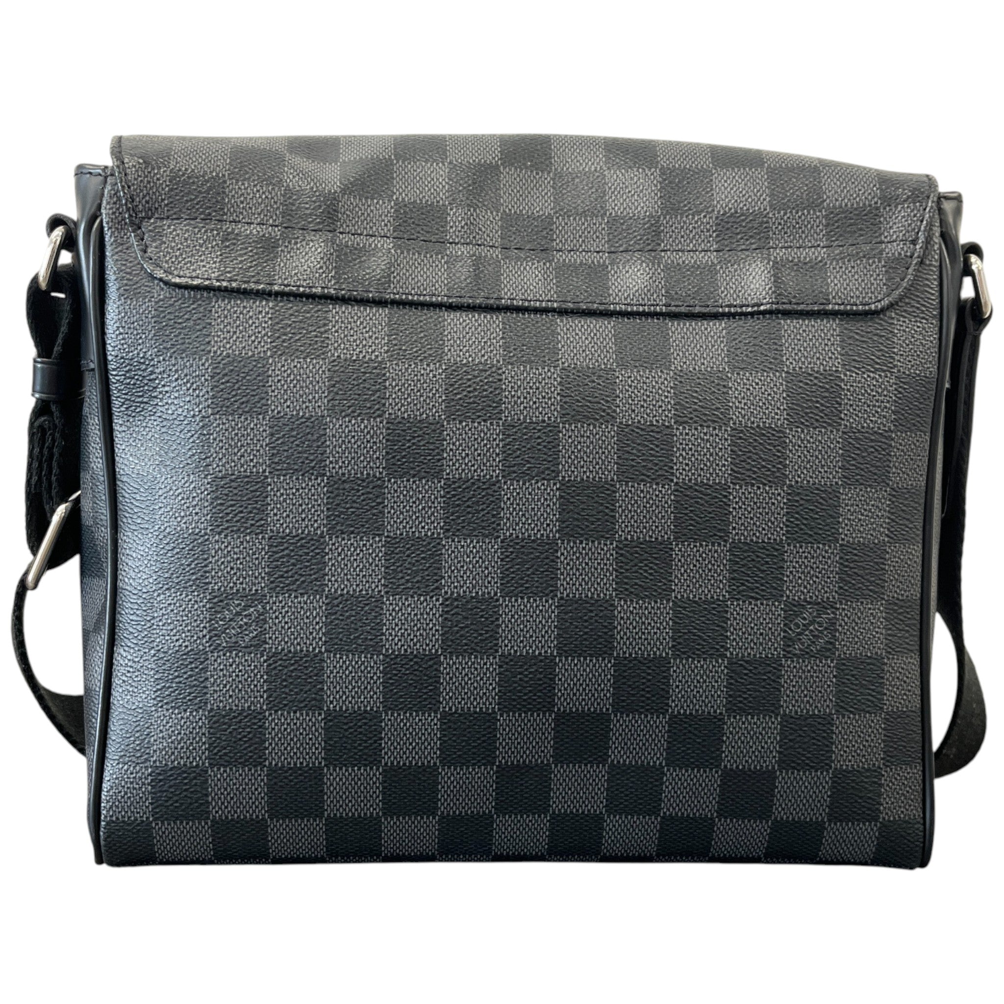 Men's Damier Graphite District Pm Messenger Bag Black