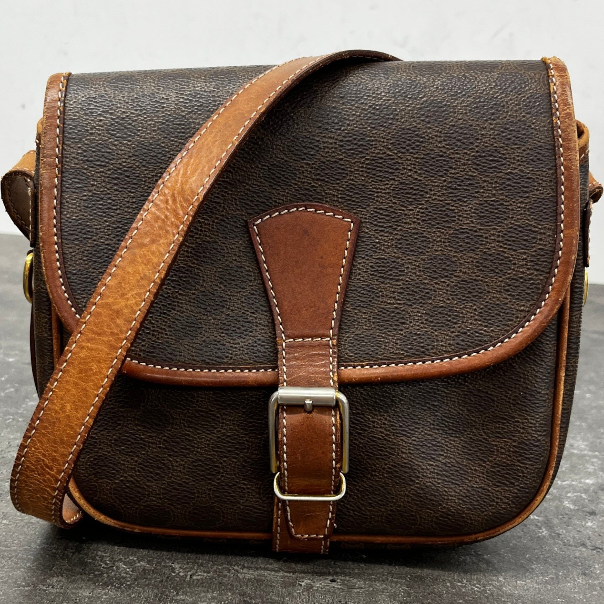 Women's Macadam Pattern Bag Brown